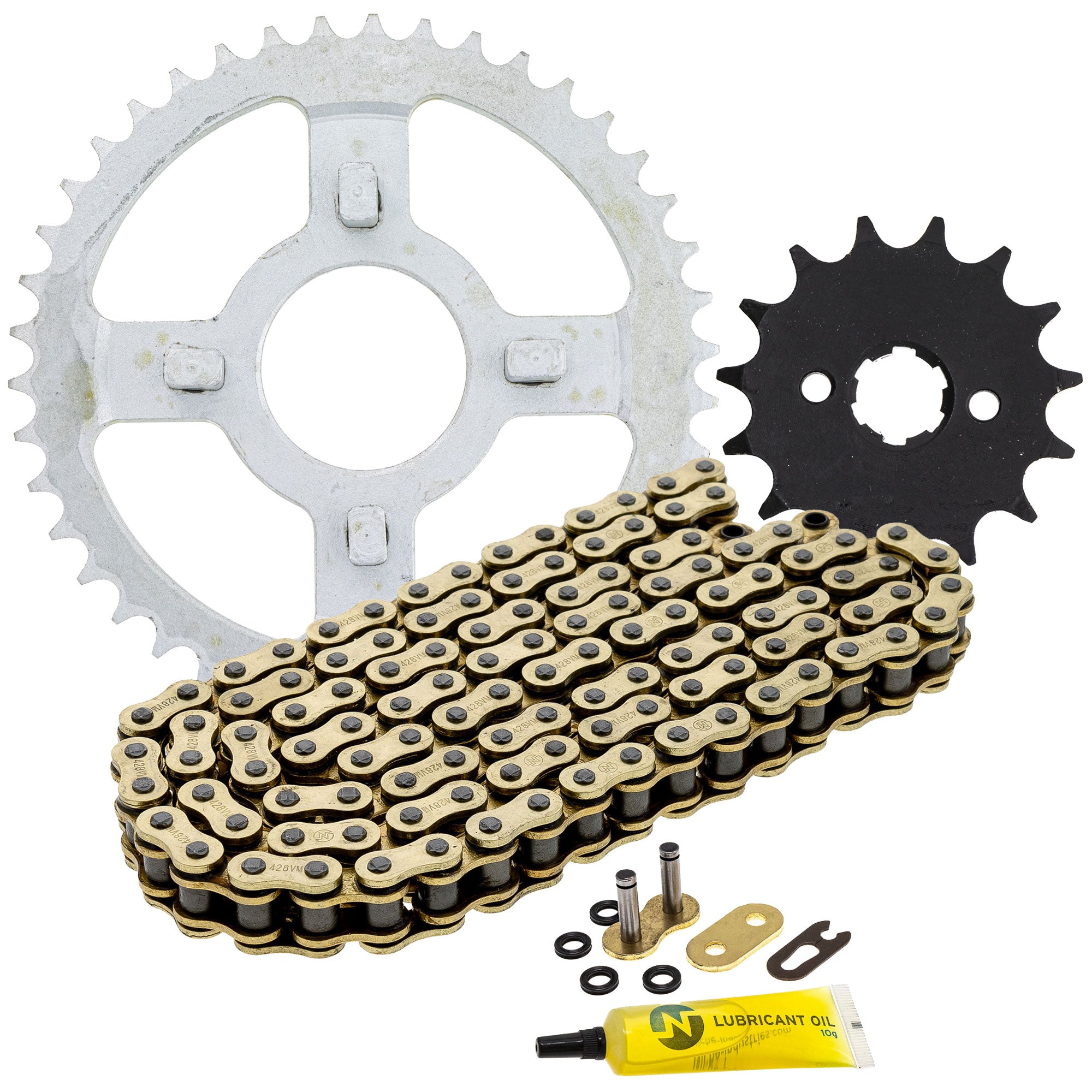 Drive Sprockets & Chain Kit for zOTHER Yamaha Suzuki Honda XL100S 40530-KSJ-003 NICHE MK1004842