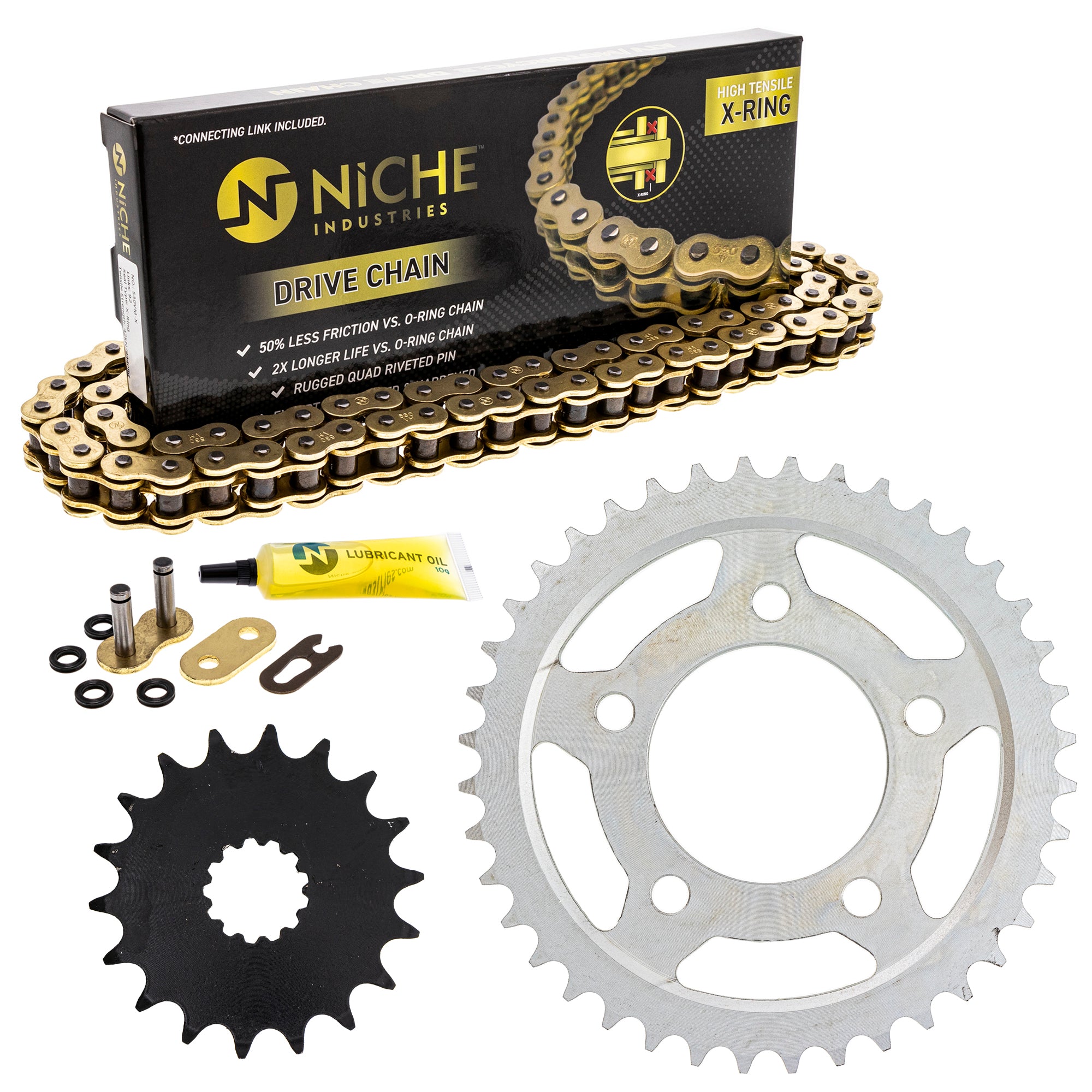 Drive Sprockets & Chain Kit for zOTHER Triumph JT Sprocket Trophy 519-KCS1320K-K001 NICHE MK1004848