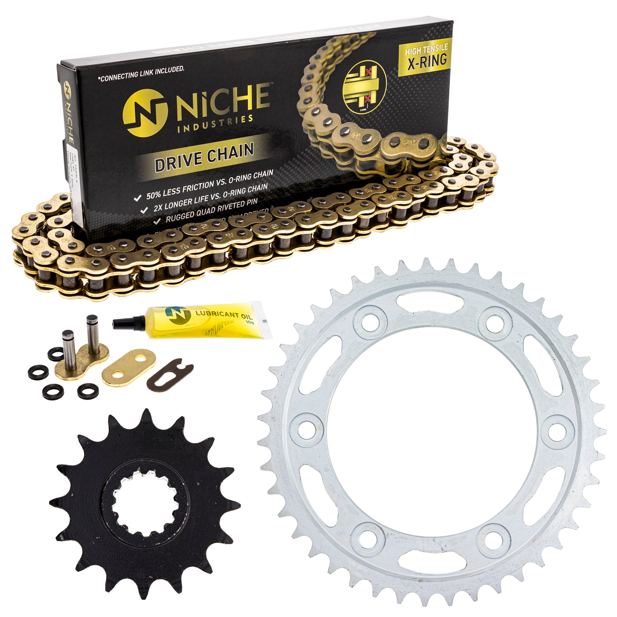 Drive Sprockets & Chain Kit for zOTHER JT Sprocket Honda CBR900RR 519-KCS1322K-K001 NICHE MK1004850