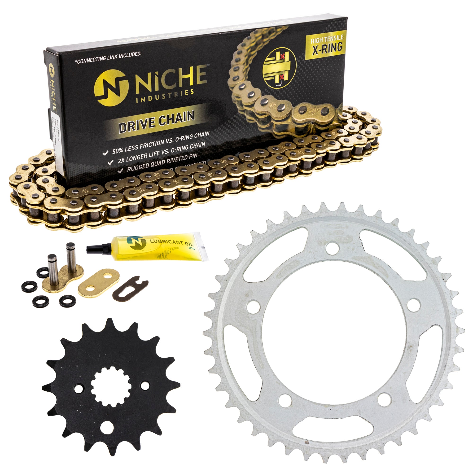 Drive Sprockets & Chain Kit for zOTHER Suzuki JT Sprocket GSXR1000 519-KCS1342K-K001 NICHE MK1004870