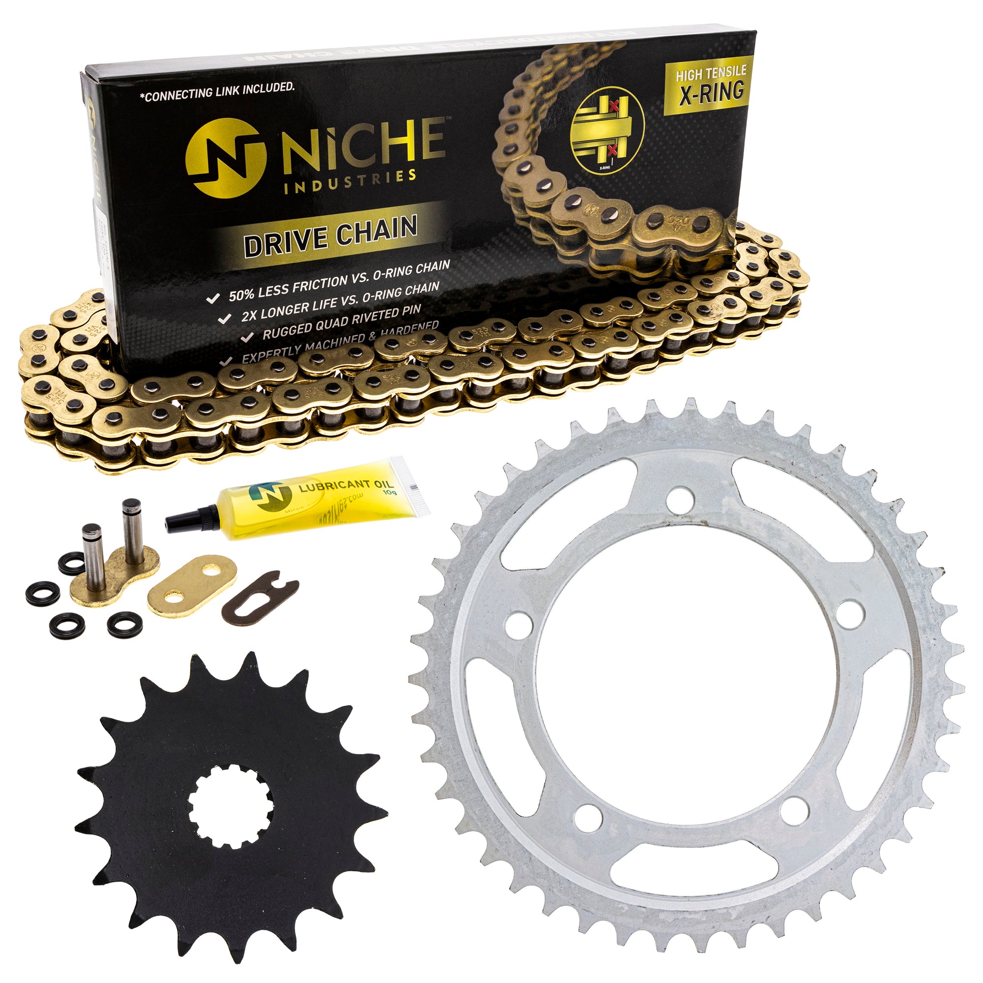 Drive Sprockets & Chain Kit for zOTHER Suzuki JT Sprocket GSXR1000 519-KCS1350K-K001 NICHE MK1004878