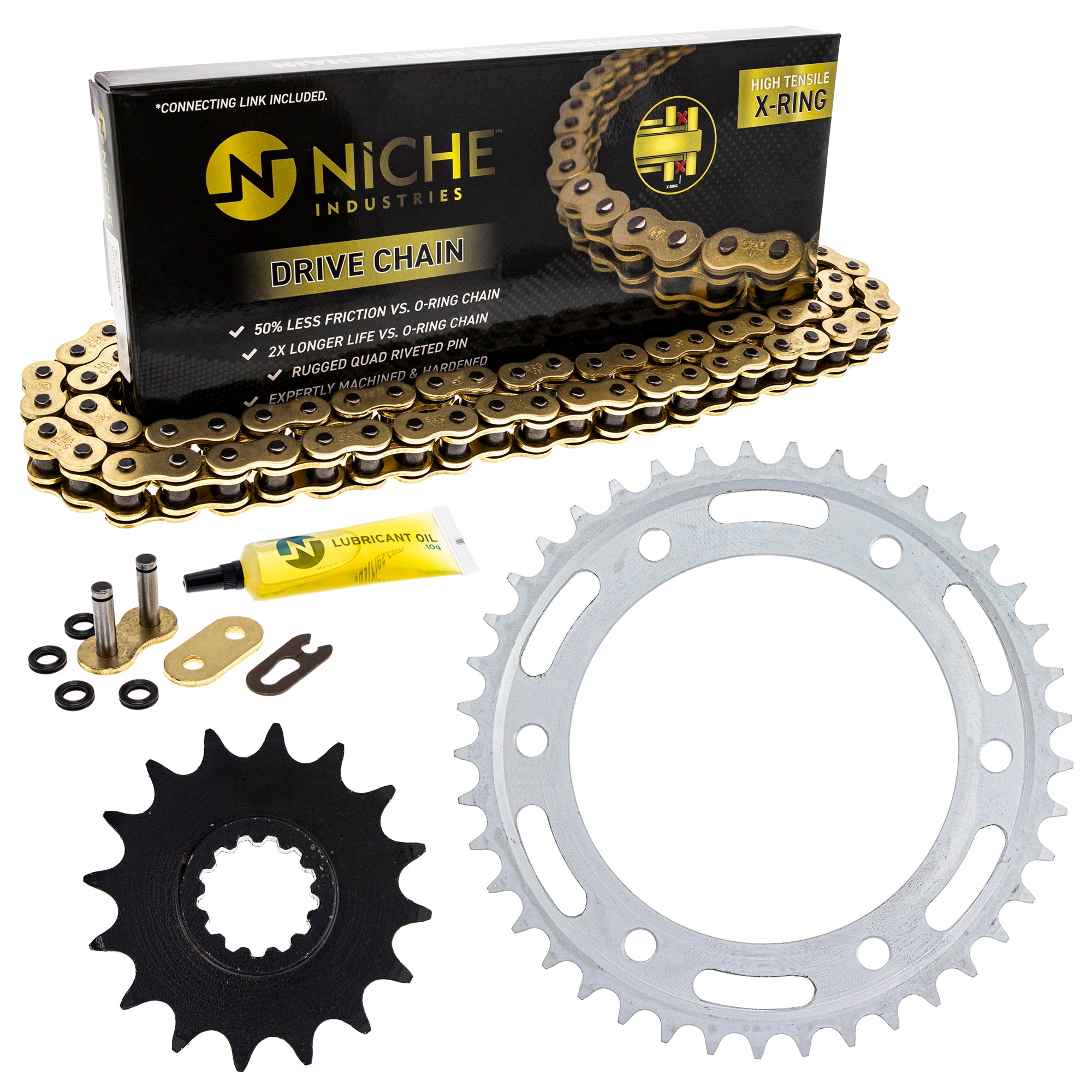 Drive Sprockets & Chain Kit for zOTHER CBR600RR 519-KCS1353K-K001 NICHE MK1004881