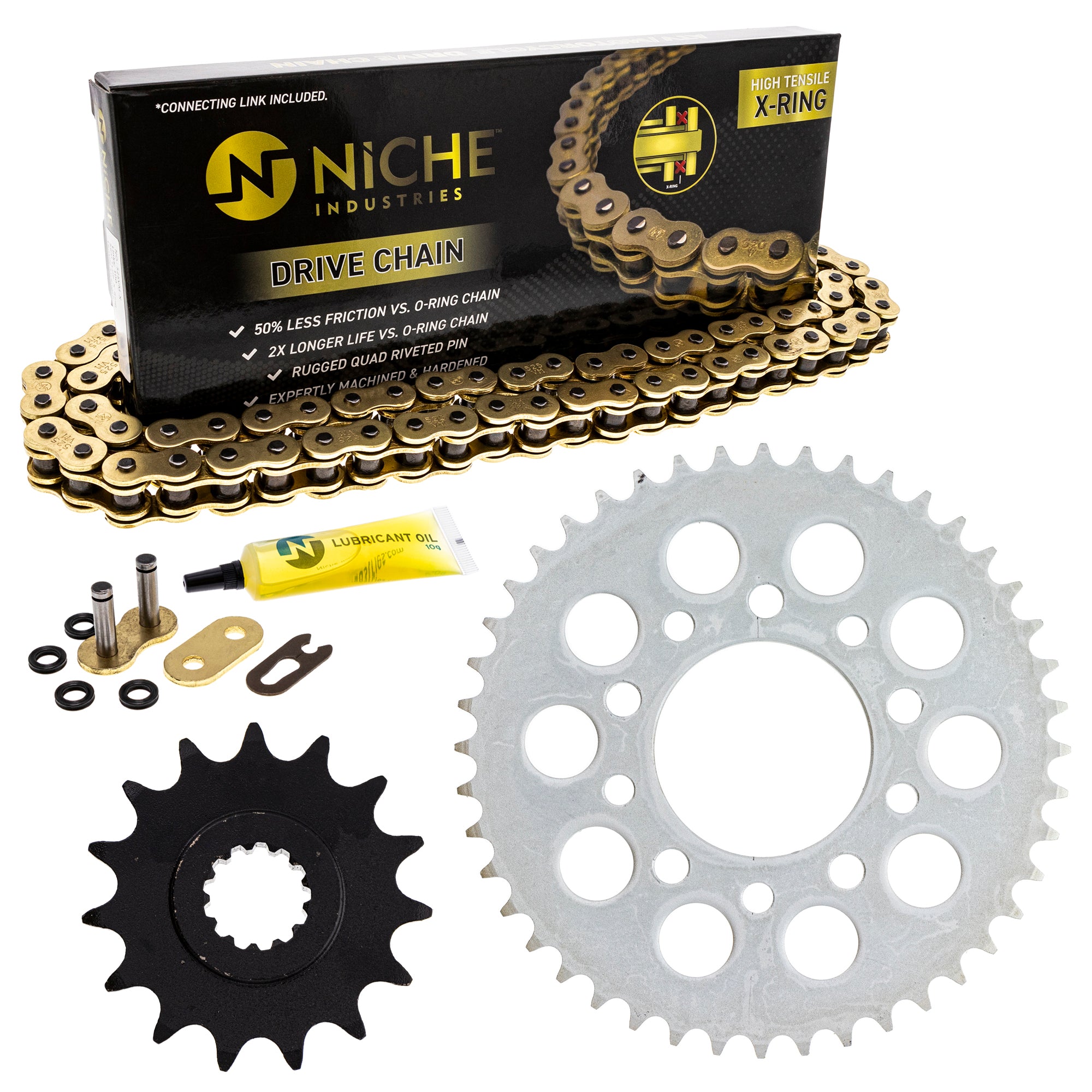 Drive Sprockets & Chain Kit for zOTHER JT Sprocket Honda ZZR600 ZR7S XSR700 Tourist NICHE MK1004903