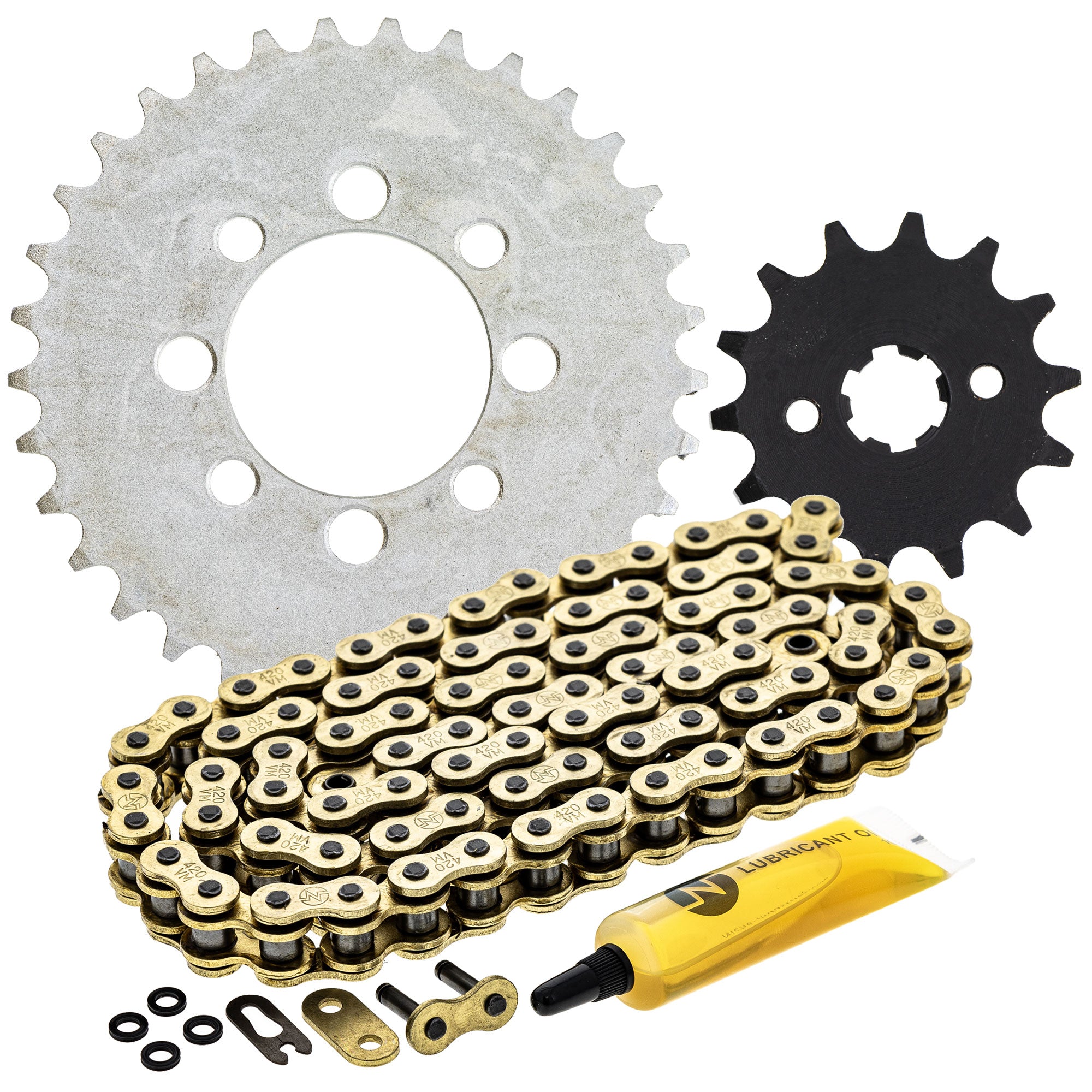 Drive Sprockets & Chain Kit for zOTHER Kawasaki JT Sprocket KLX110 DRZ110 405W3-GB2-505 NICHE MK1004907