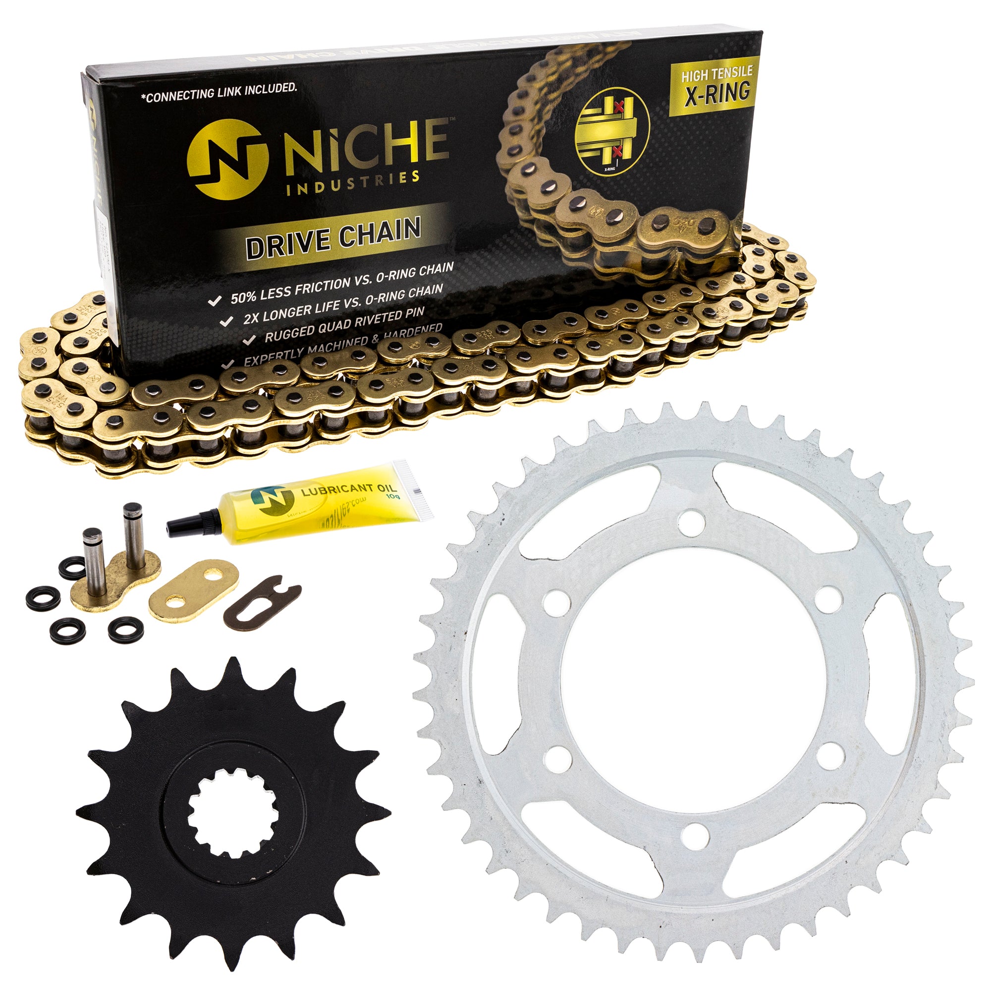Drive Sprockets & Chain Kit for zOTHER YZF 519-KCS1392K-K001 NICHE MK1004920