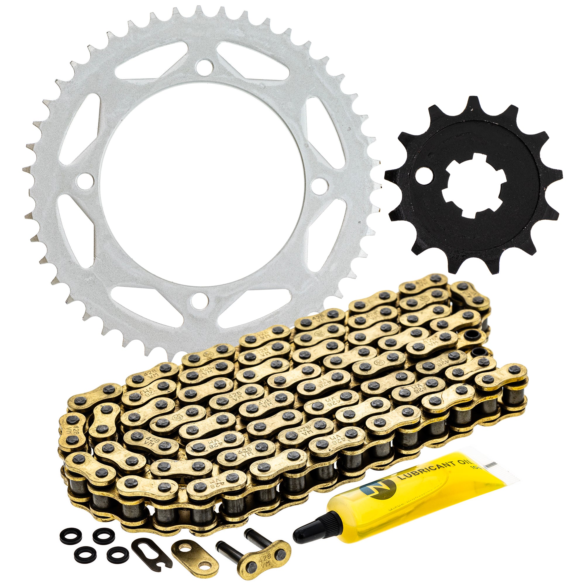 Drive Sprockets & Chain Kit for zOTHER Kawasaki RM65 KX65 13144-0564 94504-28110-00 NICHE MK1004924