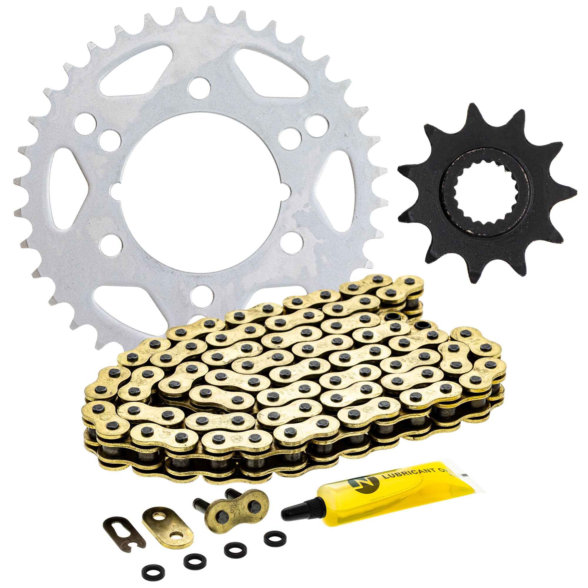 Drive Sprockets & Chain Kit for zOTHER Polaris JT Sprocket Trail Scrambler NICHE MK1004927