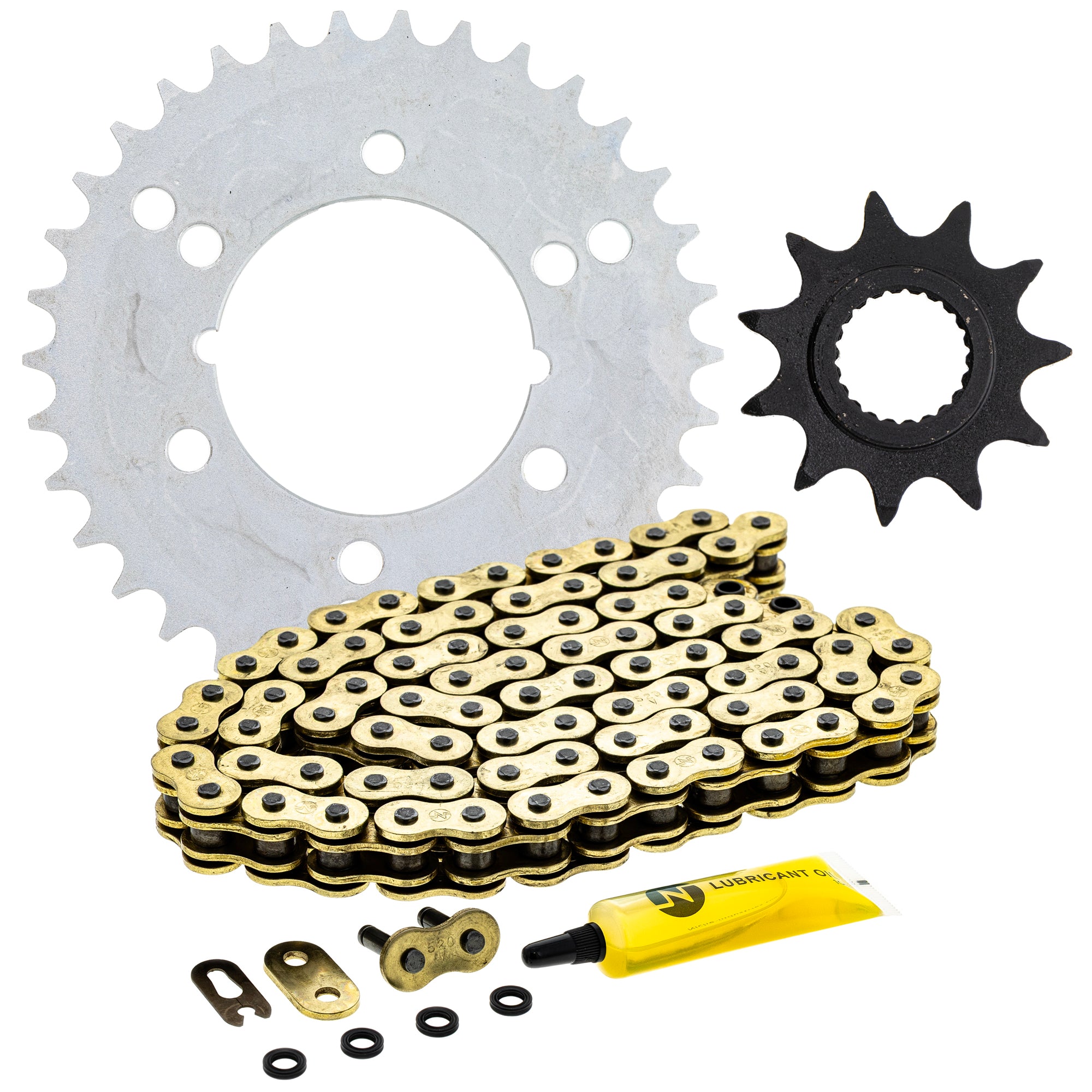 Drive Sprockets & Chain Kit for zOTHER Polaris JT Sprocket Trail 519-KCS1400K-K001 NICHE MK1004928