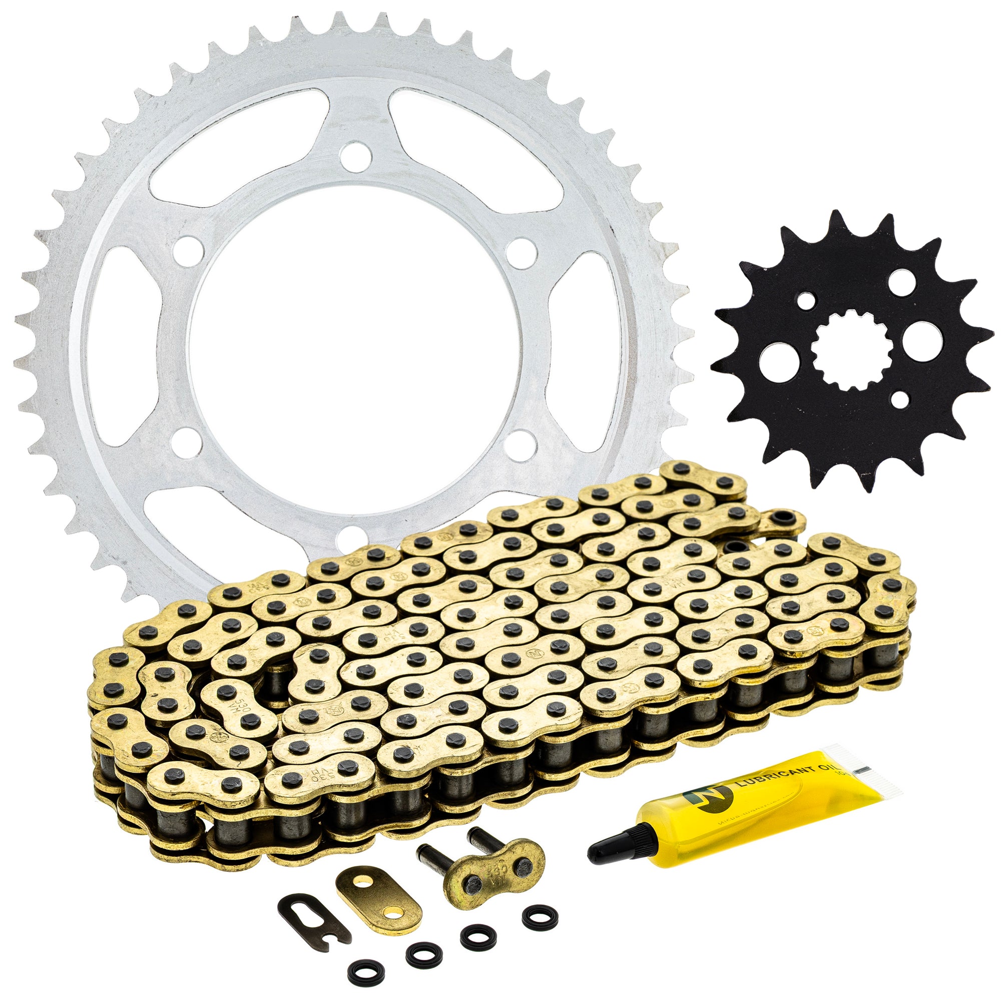 Drive Sprockets & Chain Kit for zOTHER Kawasaki JT Sprocket ZZR600 Ninja 519-KCS1411K-K001 NICHE MK1004939