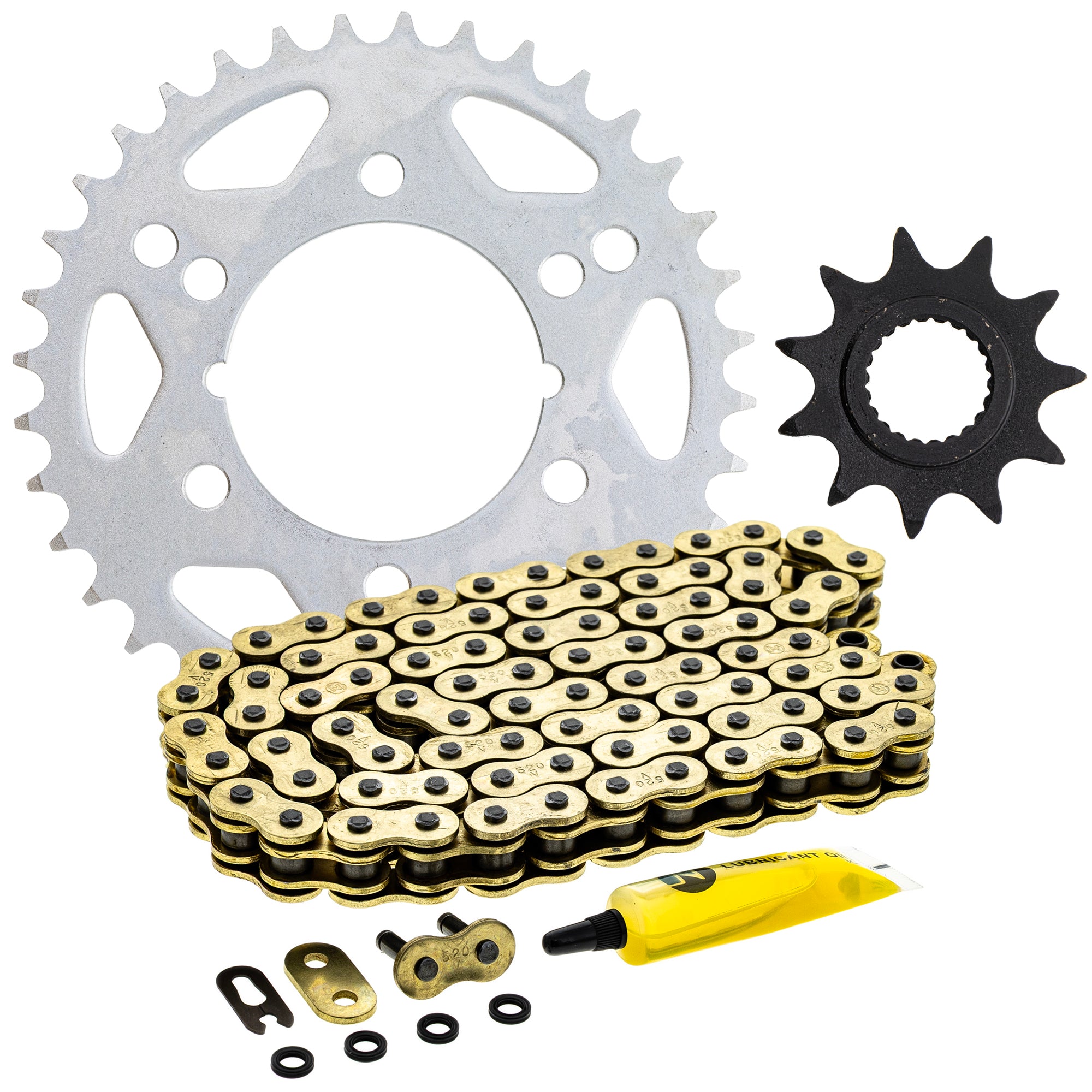 Drive Sprockets & Chain Kit for zOTHER Polaris JT Sprocket Trail Magnum 519-KCS1419K-K001 NICHE MK1004947