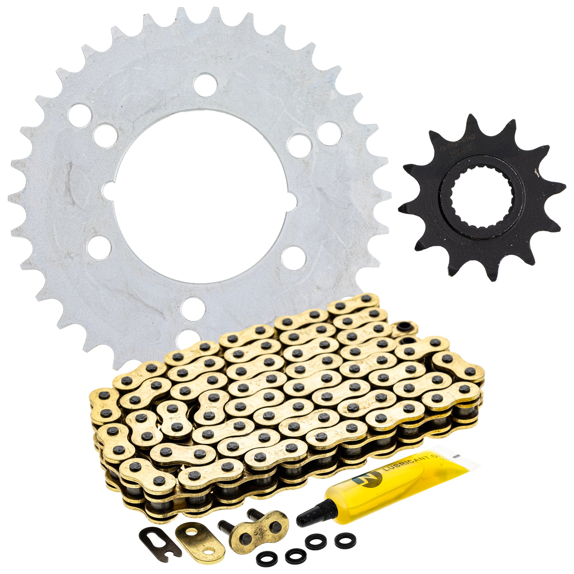 Drive Sprockets & Chain Kit for zOTHER Polaris JT Sprocket Xpress Trail 519-KCS1433K-K001 NICHE MK1004961