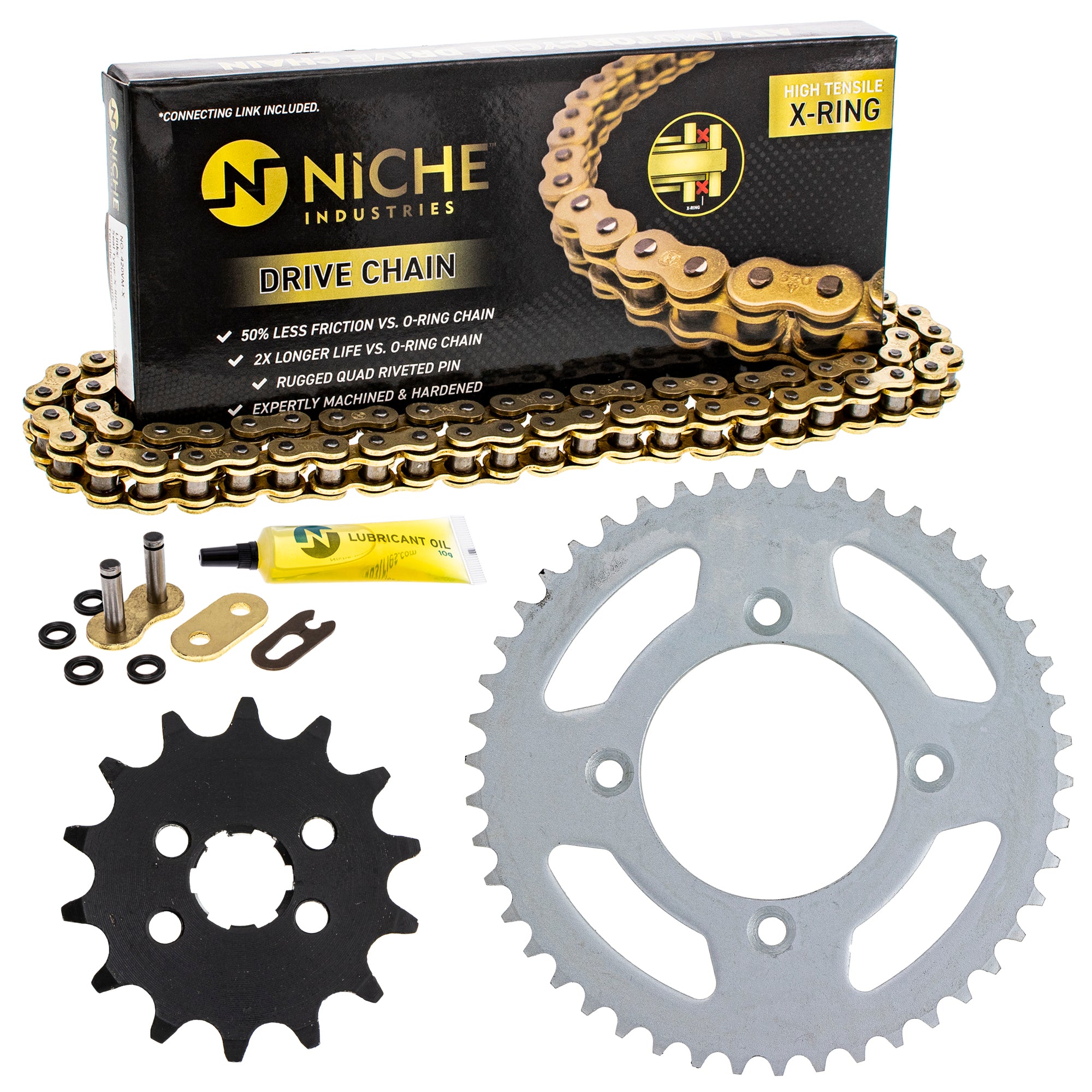 Drive Sprockets & Chain Kit for zOTHER Kawasaki Honda XR80R CRF80F 23801-178-000 NICHE MK1004966