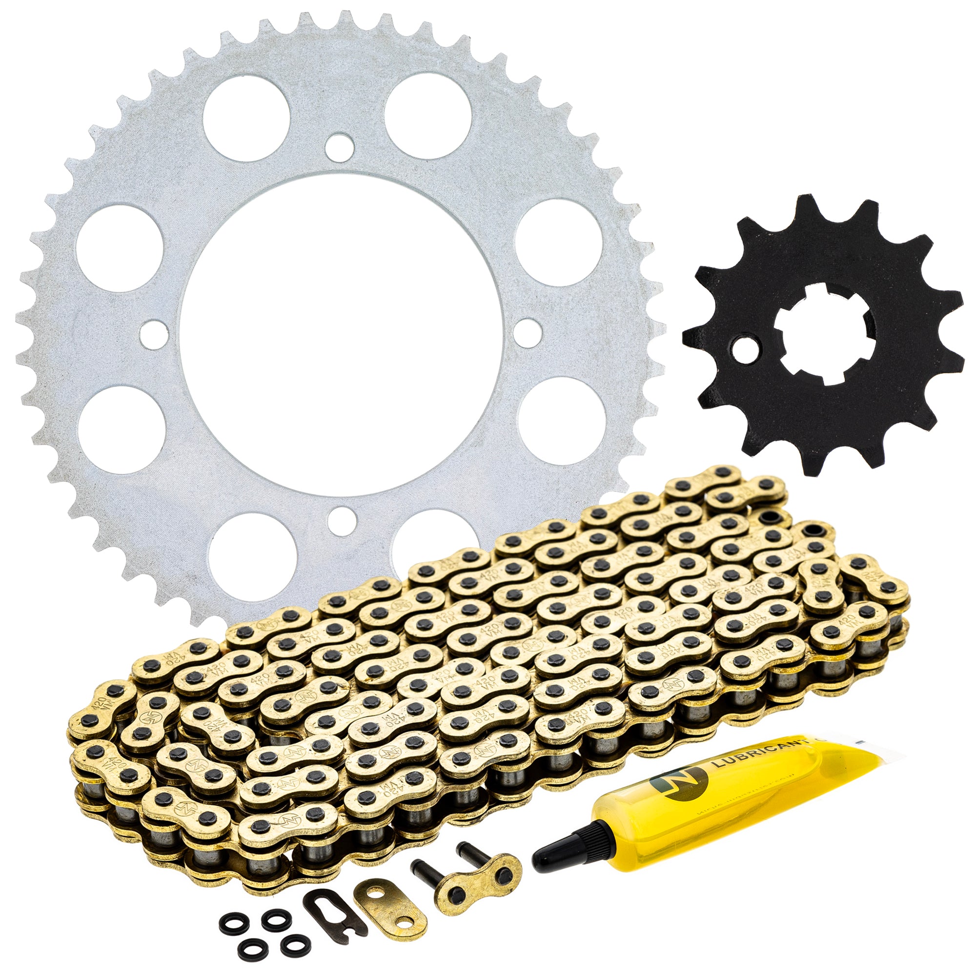 Drive Sprockets & Chain Kit for zOTHER Yamaha Kawasaki JT Sprocket KX85 KX80 13144-0564 NICHE MK1004970
