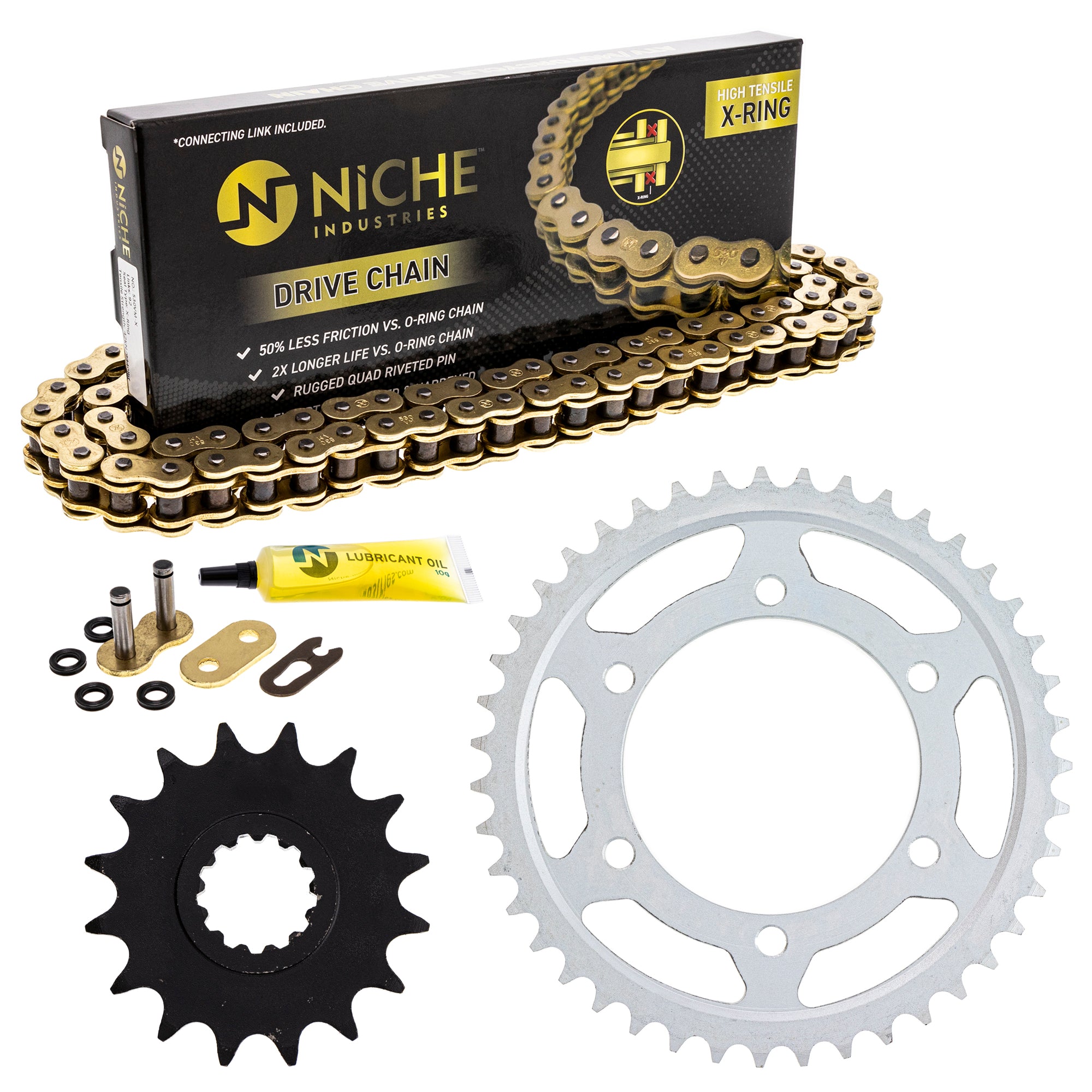 Drive Sprockets & Chain Kit for zOTHER Yamaha JT Sprocket YZF 519-KCS1461K-K001 NICHE MK1004989
