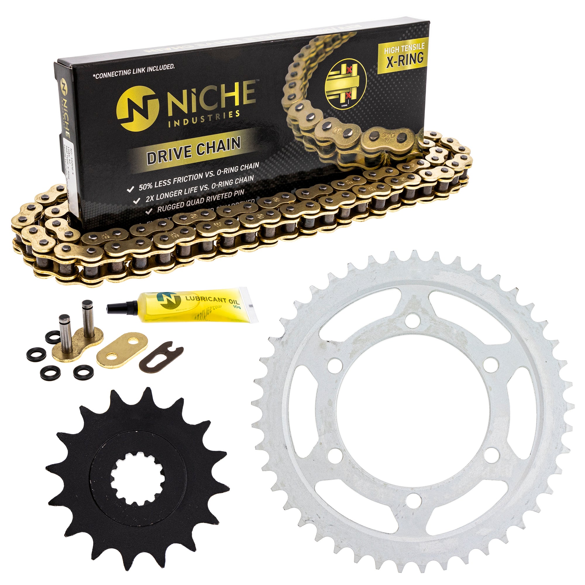 Drive Sprockets & Chain Kit for zOTHER YZF 519-KCS1462K-K001 NICHE MK1004990