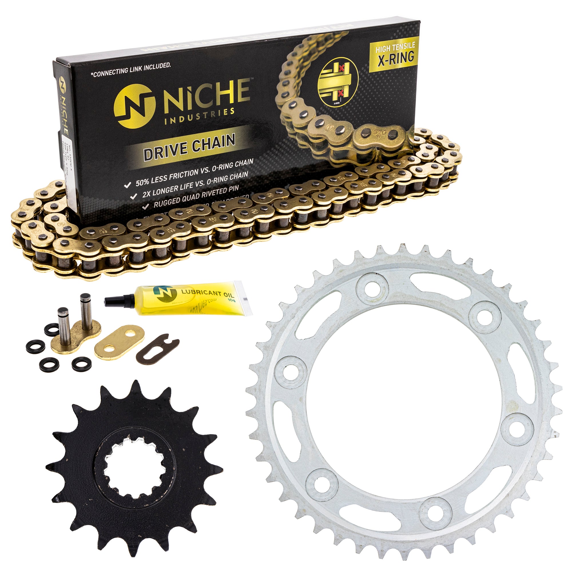 Drive Sprockets & Chain Kit for zOTHER JT Sprocket Honda CBR1000RR 519-KCS1465K-K001 NICHE MK1004993