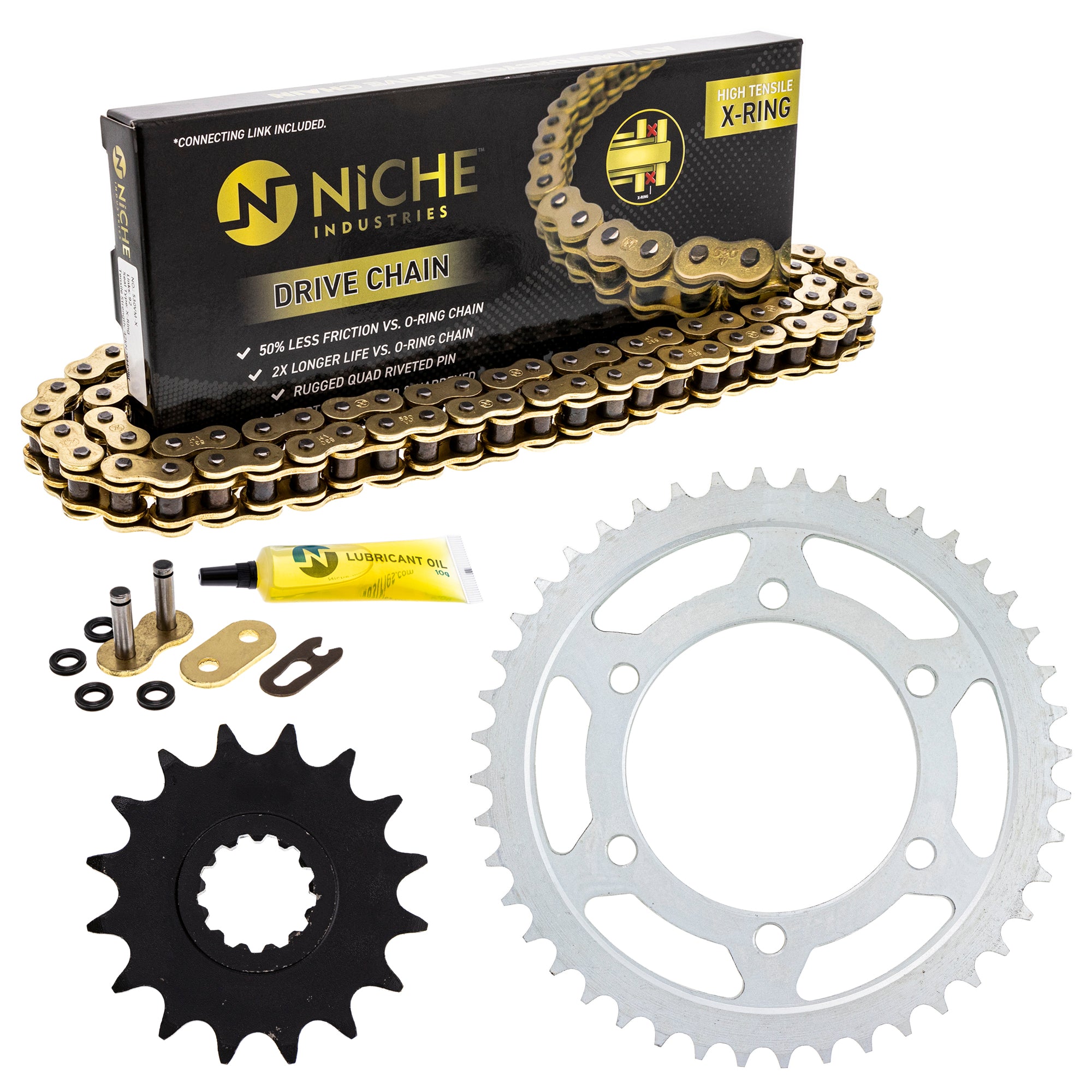 Drive Sprockets & Chain Kit for zOTHER FZ1 519-KCS1479K-K001 NICHE MK1005007