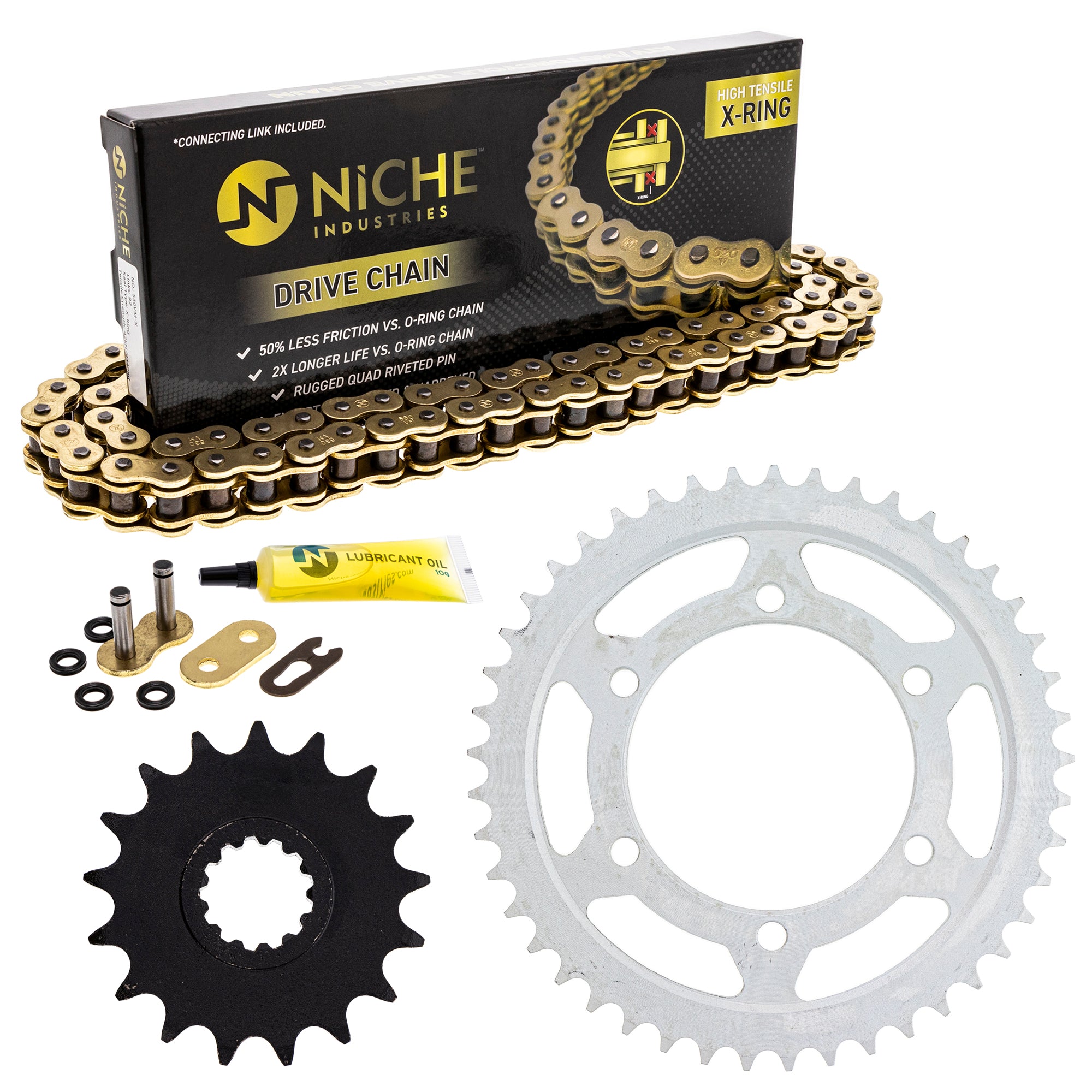 Drive Sprockets & Chain Kit for zOTHER Yamaha JT Sprocket YZF 519-KCS1482K-K001 NICHE MK1005010