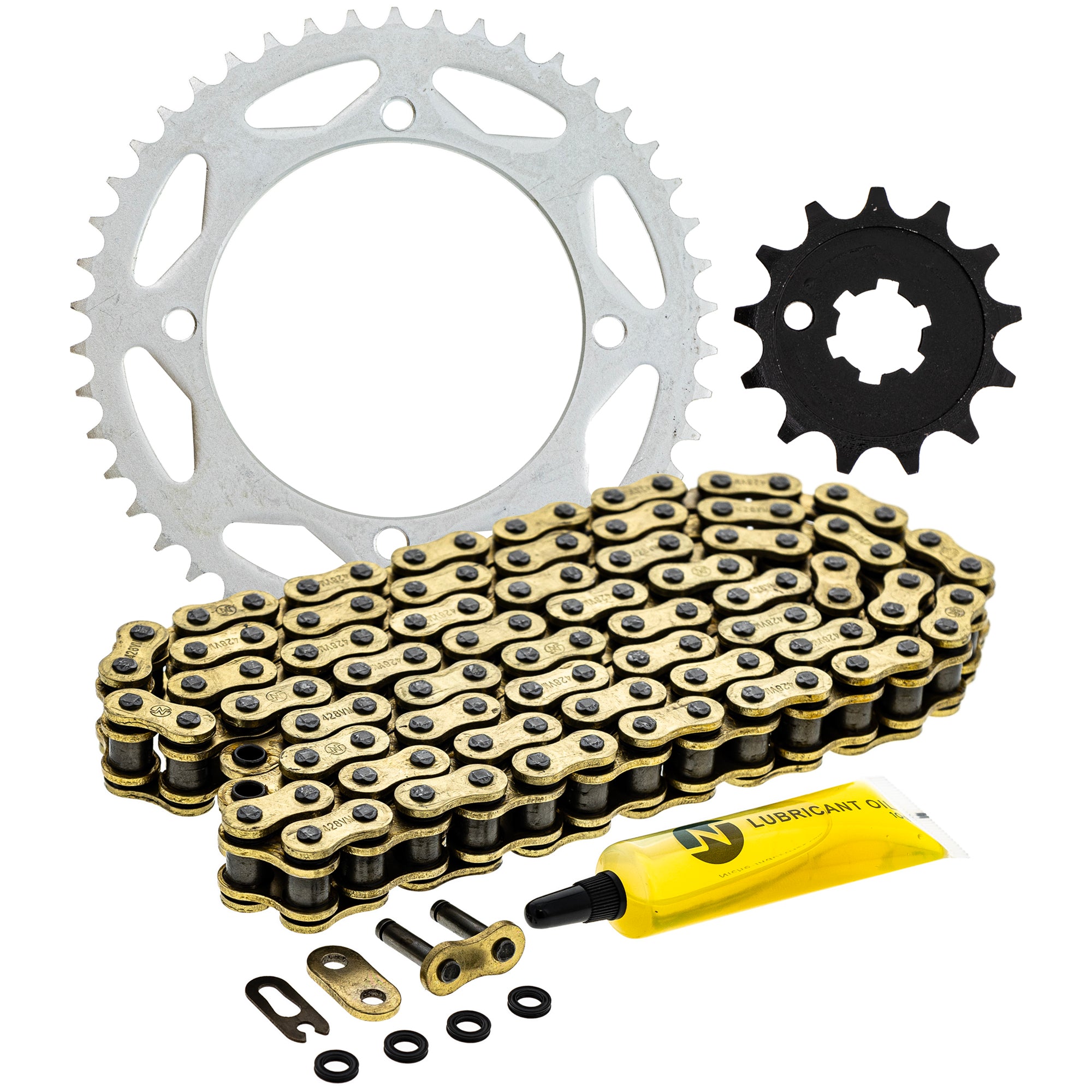 Drive Sprockets & Chain Kit for zOTHER Kawasaki KX65 13144-0564 405W3-KA8-505 NICHE MK1005013