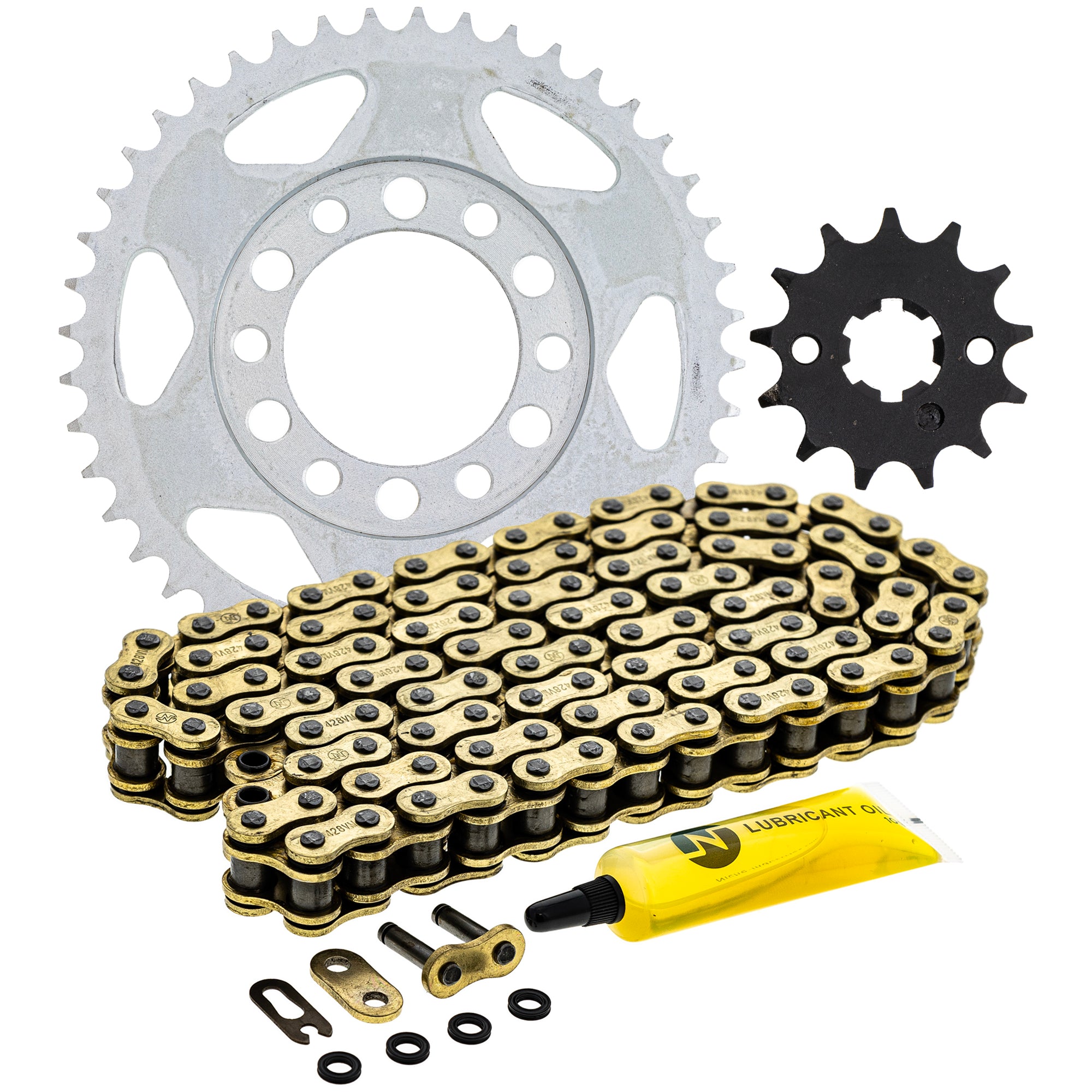 Drive Sprockets & Chain Kit for zOTHER Suzuki JT Sprocket YZ80 27511-20401 405W3-KA8-505 NICHE MK1005014