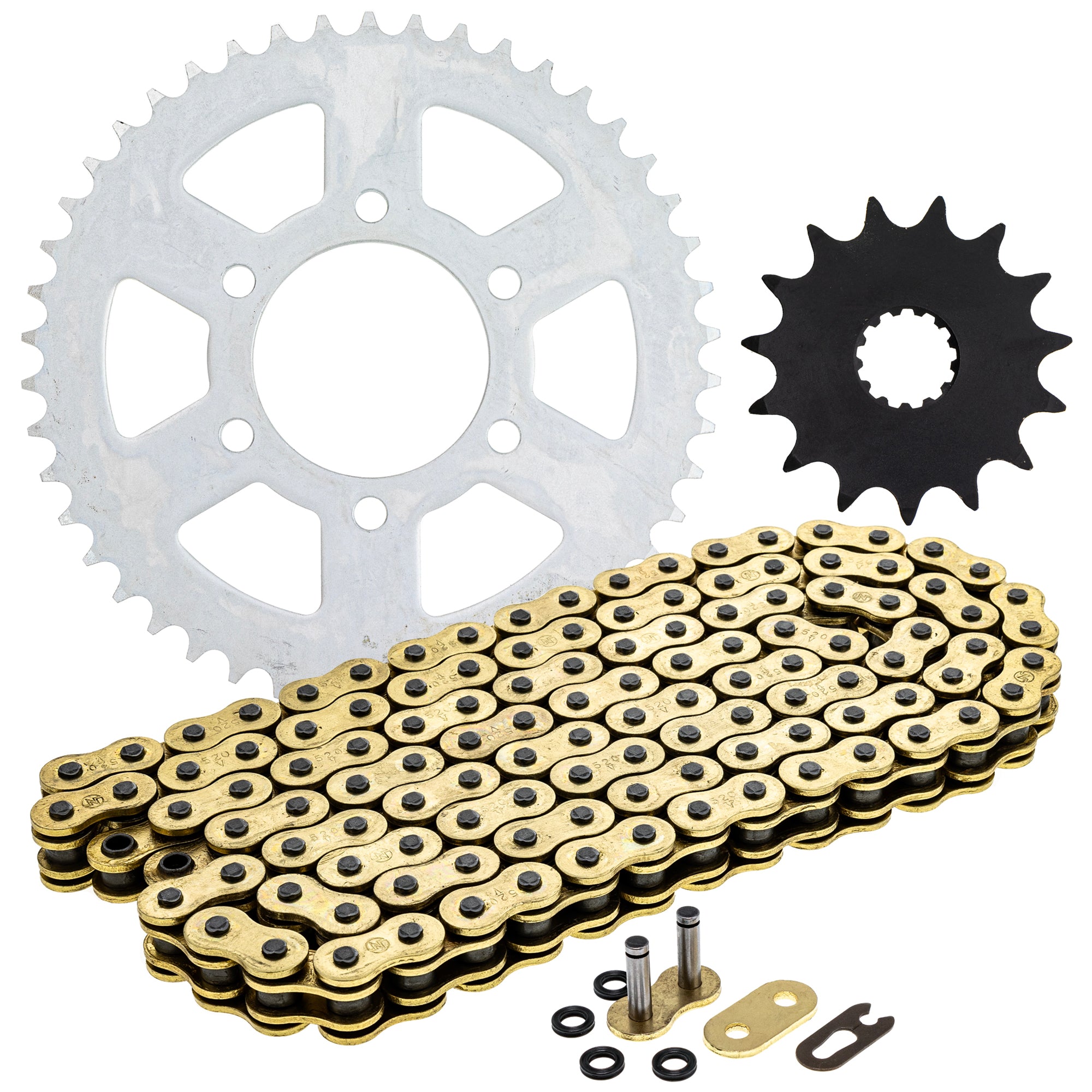 Drive Sprockets & Chain Kit for zOTHER Suzuki Kawasaki JT Sprocket Vulcan 13144-0576 NICHE MK1005042