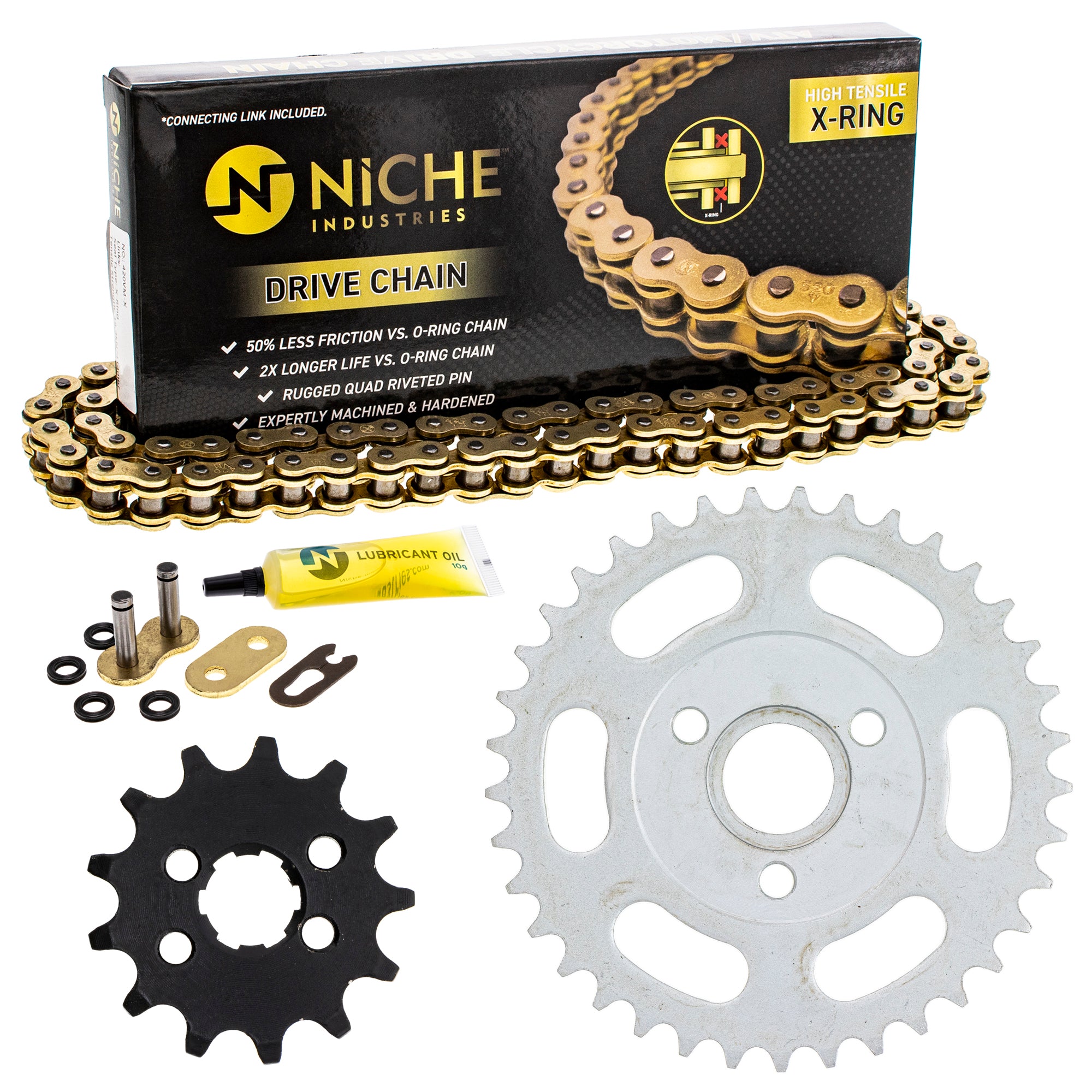 Drive Sprockets & Chain Kit for zOTHER JT Sprocket Honda Monkey 40530-181-952 NICHE MK1005058