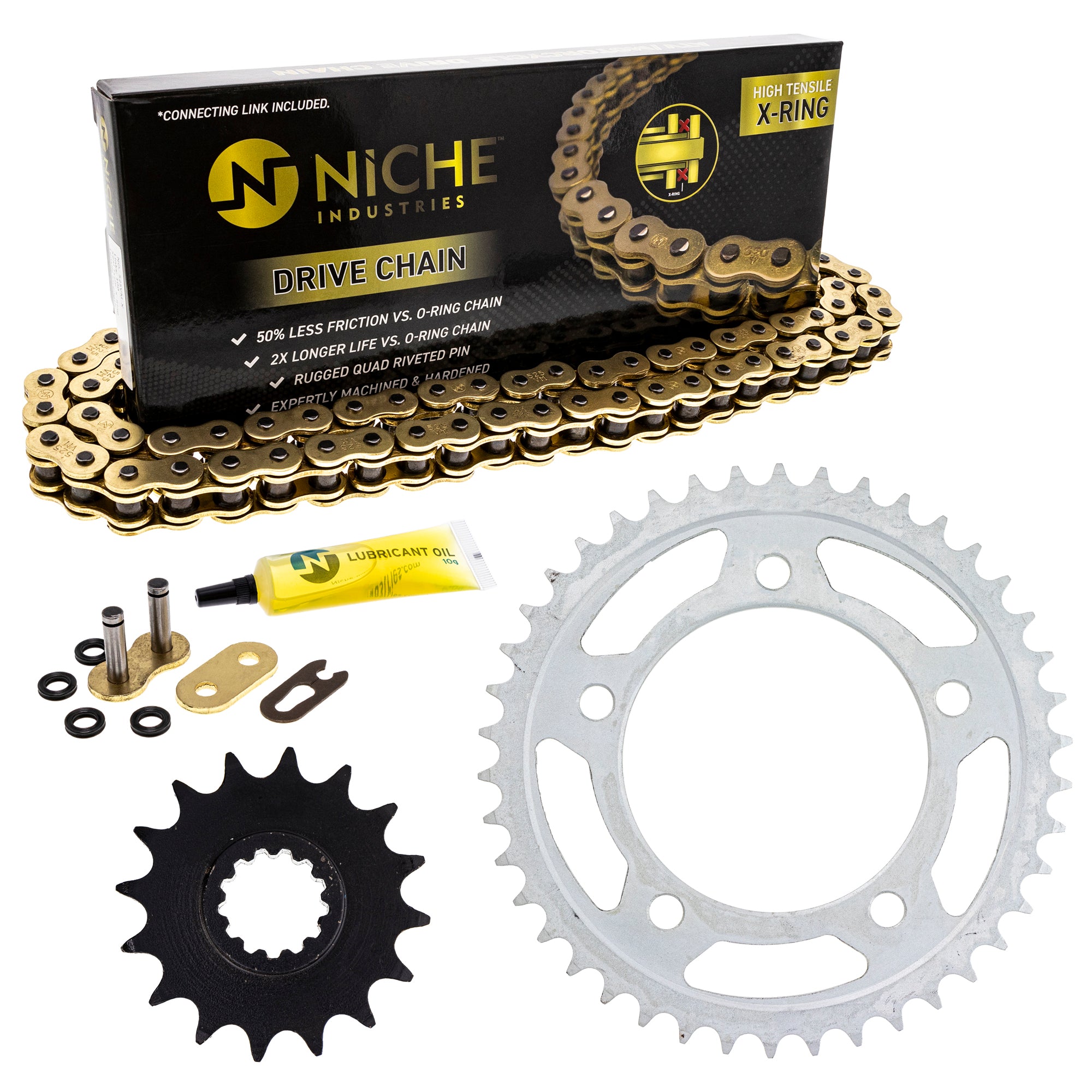 Drive Sprockets & Chain Kit for zOTHER CBF600 519-KCS1558K-K001 NICHE MK1005086