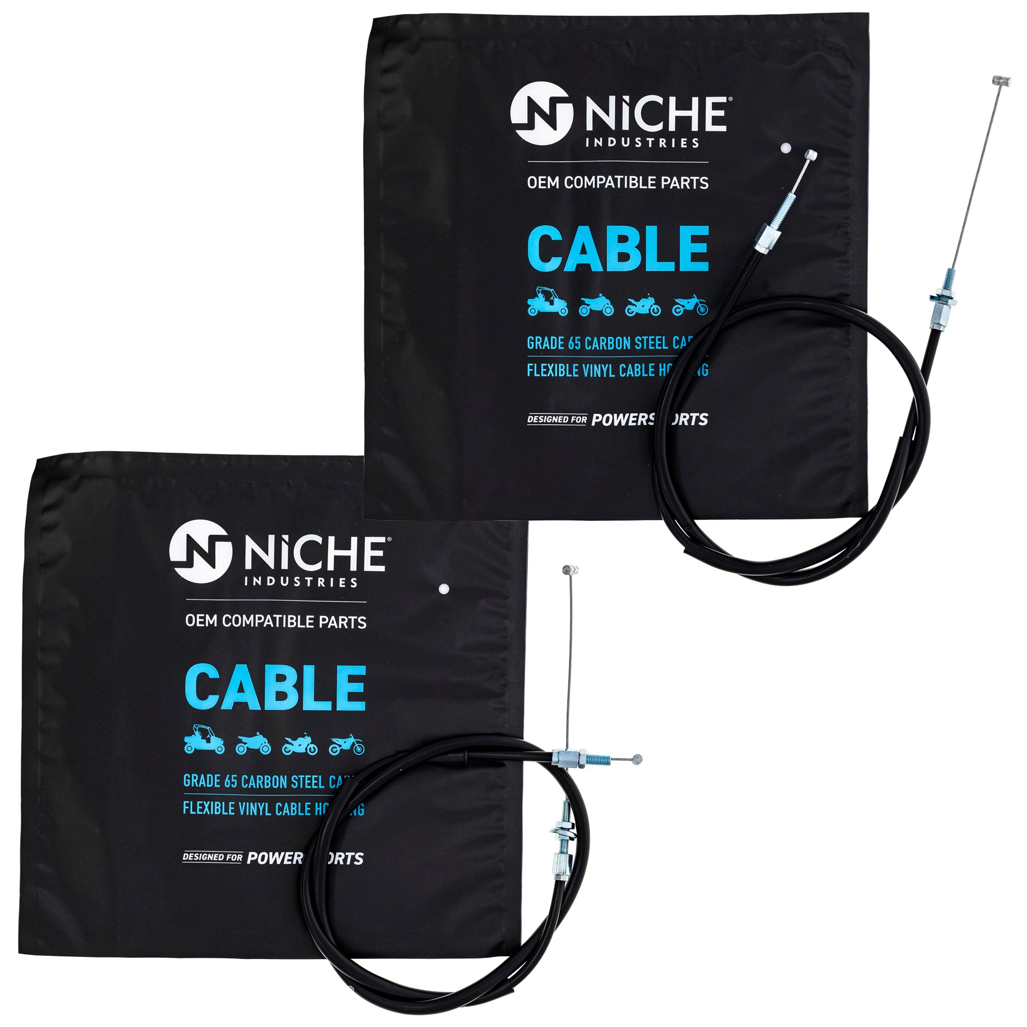 NICHE MK1005838 Throttle Cable Set for zOTHER XR600R XR500R XR350R