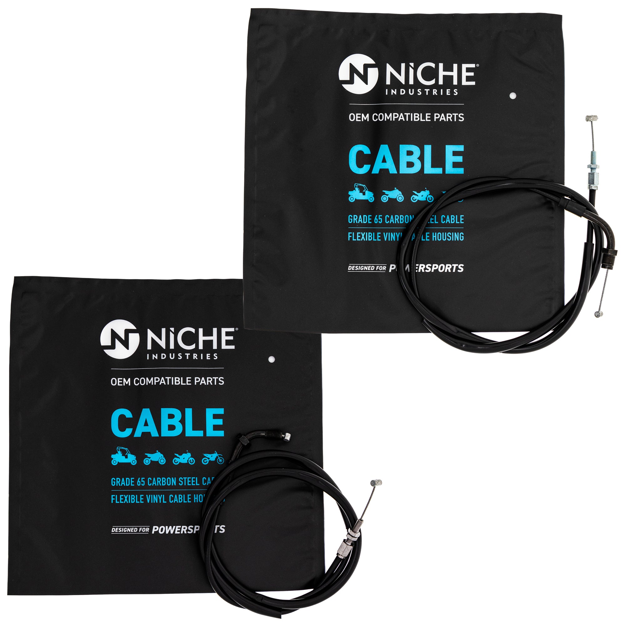 NICHE MK1005843 Throttle Cable Set for zOTHER Nighthawk Hawk