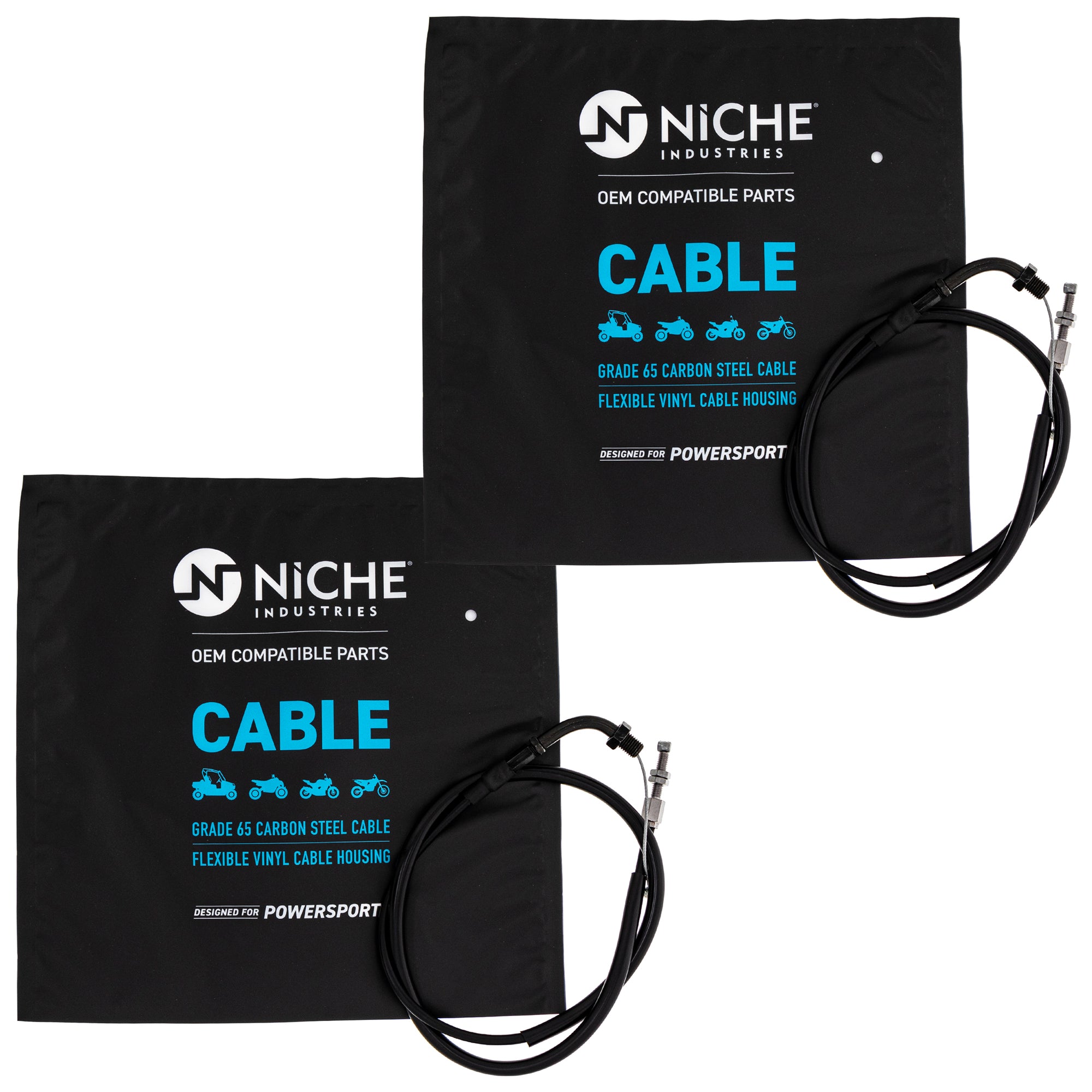 NICHE MK1005848 Throttle Cable Set for zOTHER Super KZ1000