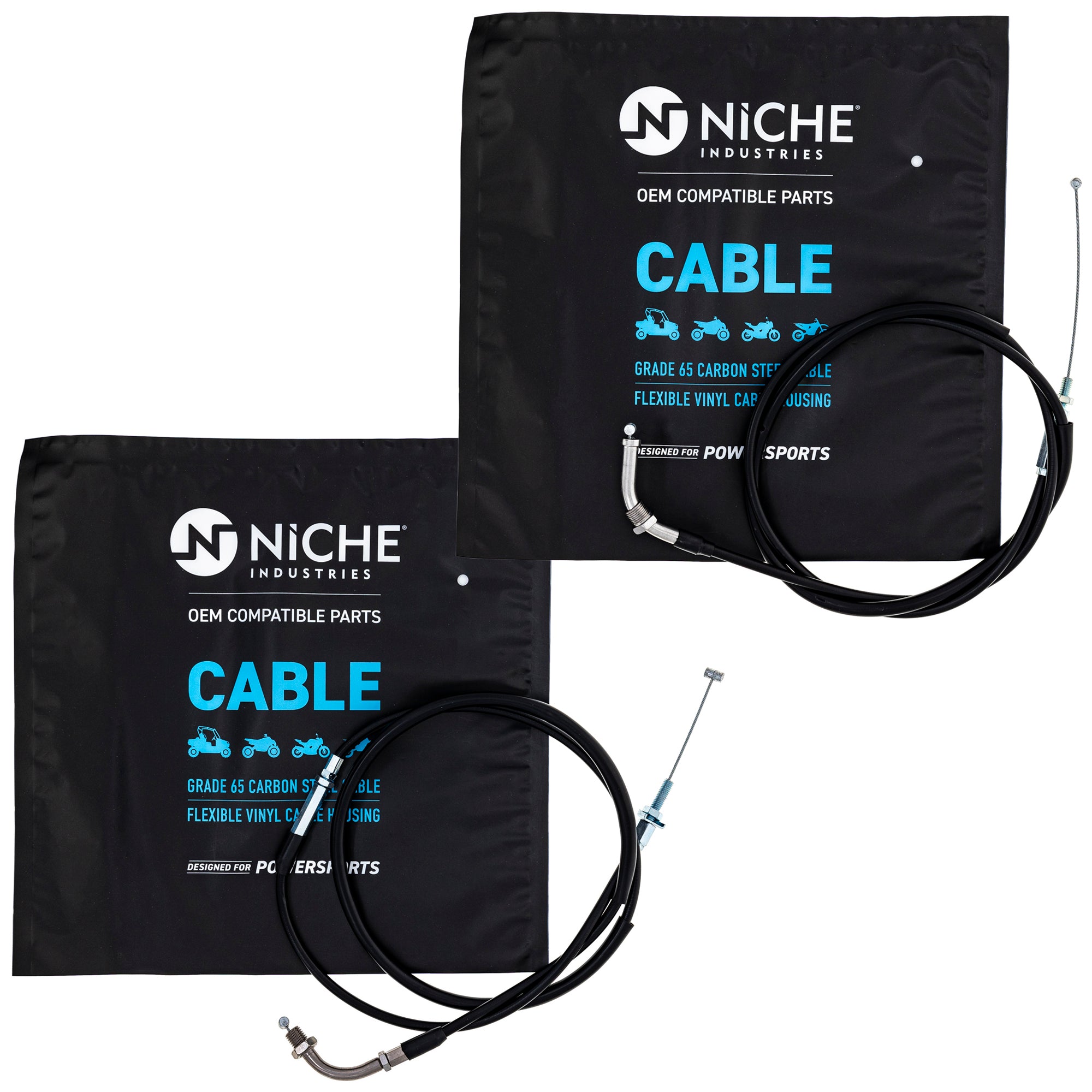 NICHE MK1005849 Throttle Cable Set for zOTHER Goldwing