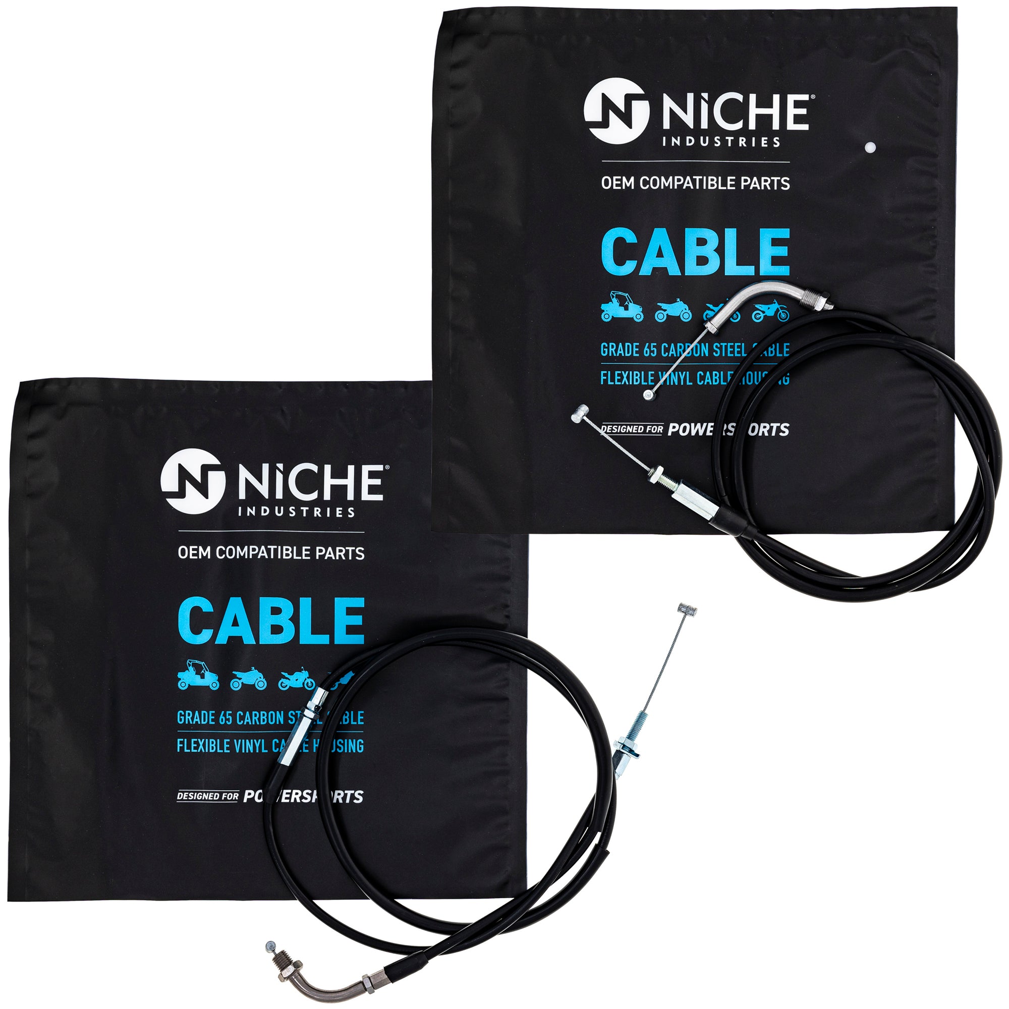 NICHE MK1005850 Throttle Cable Set for zOTHER Goldwing