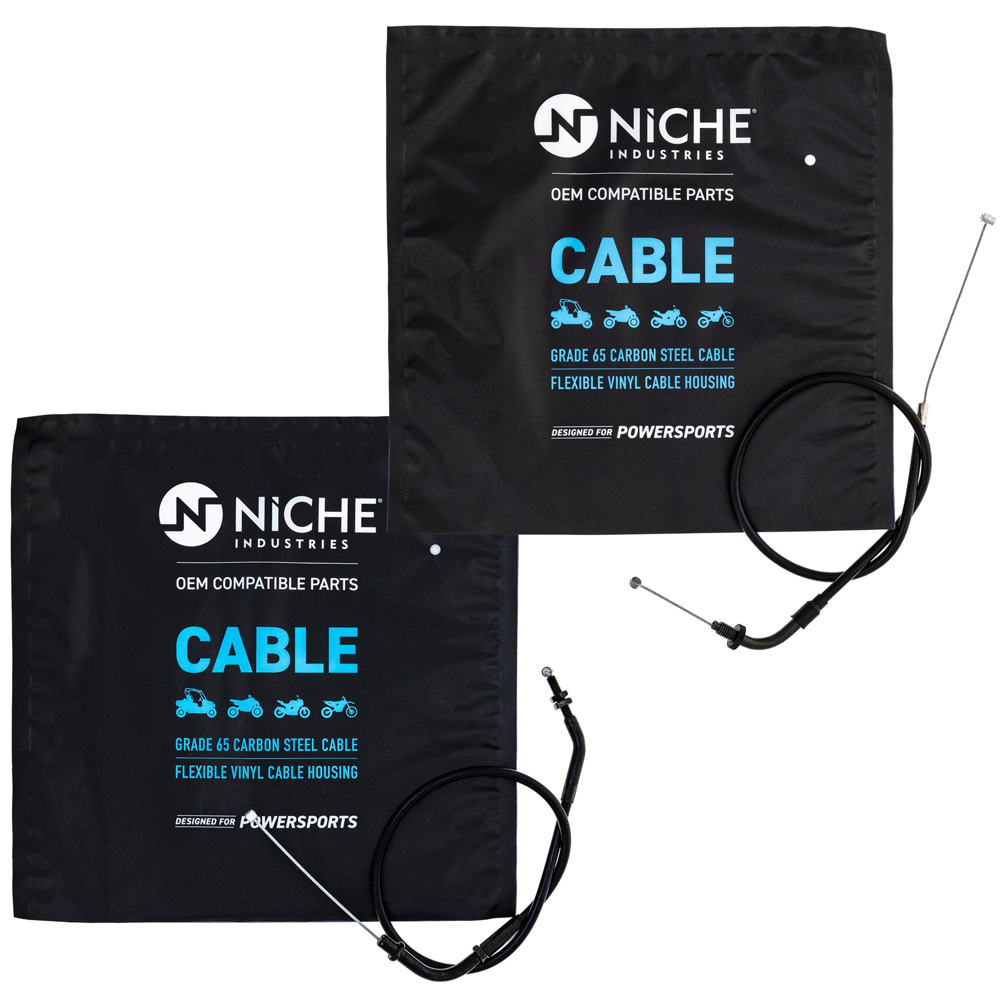 NICHE MK1005858 Throttle Cable Set for zOTHER FZR600R