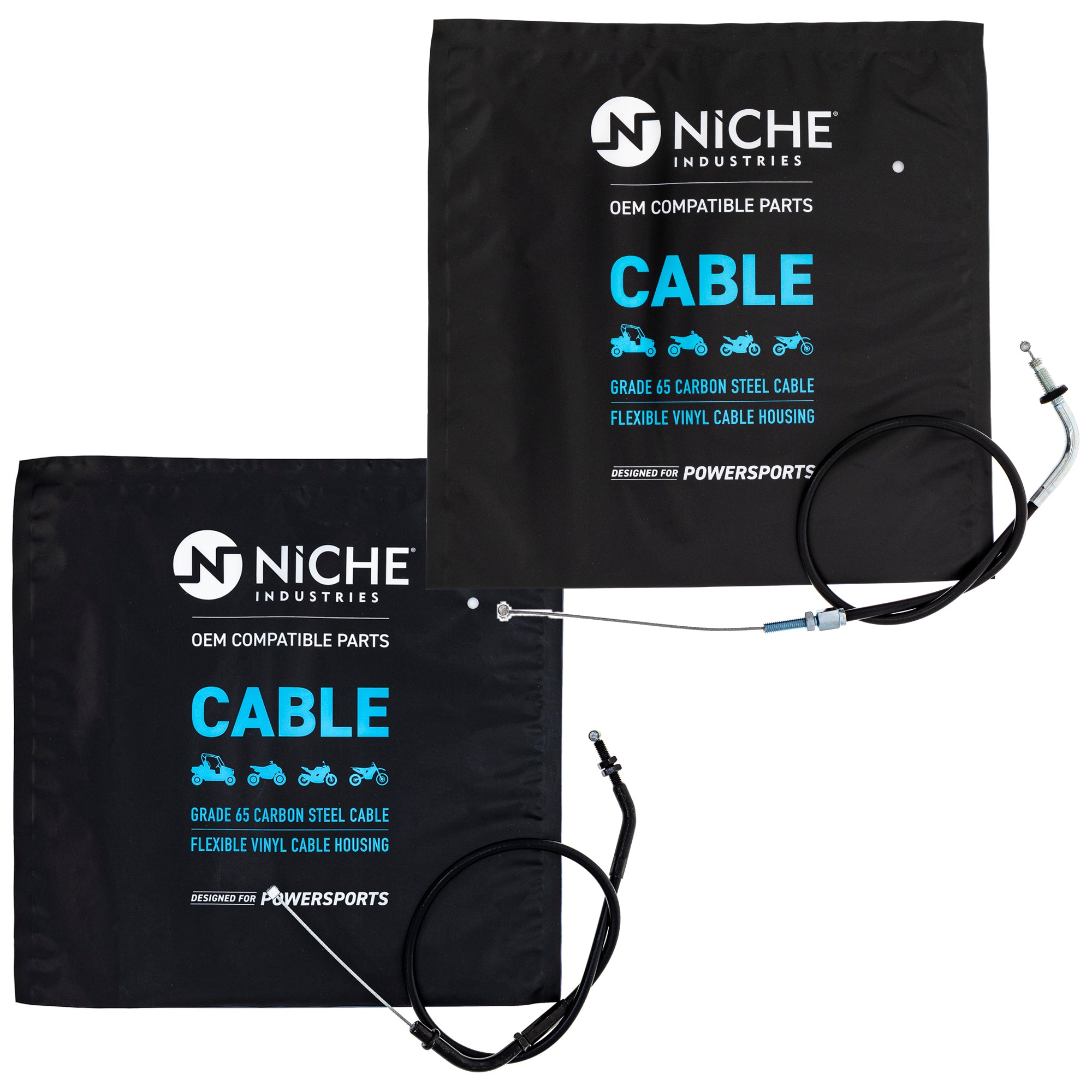 NICHE MK1005859 Throttle Cable Set for zOTHER FZR600R