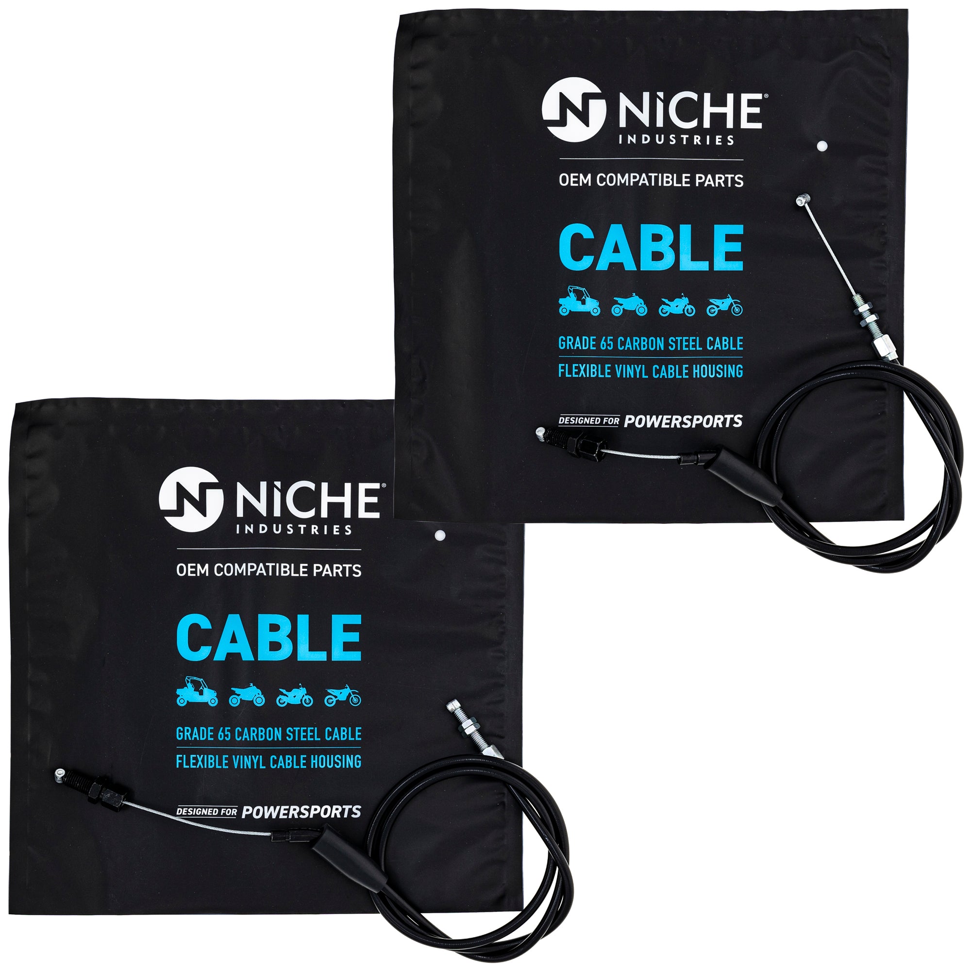 NICHE MK1005873 Throttle Cable Set for zOTHER KLR650