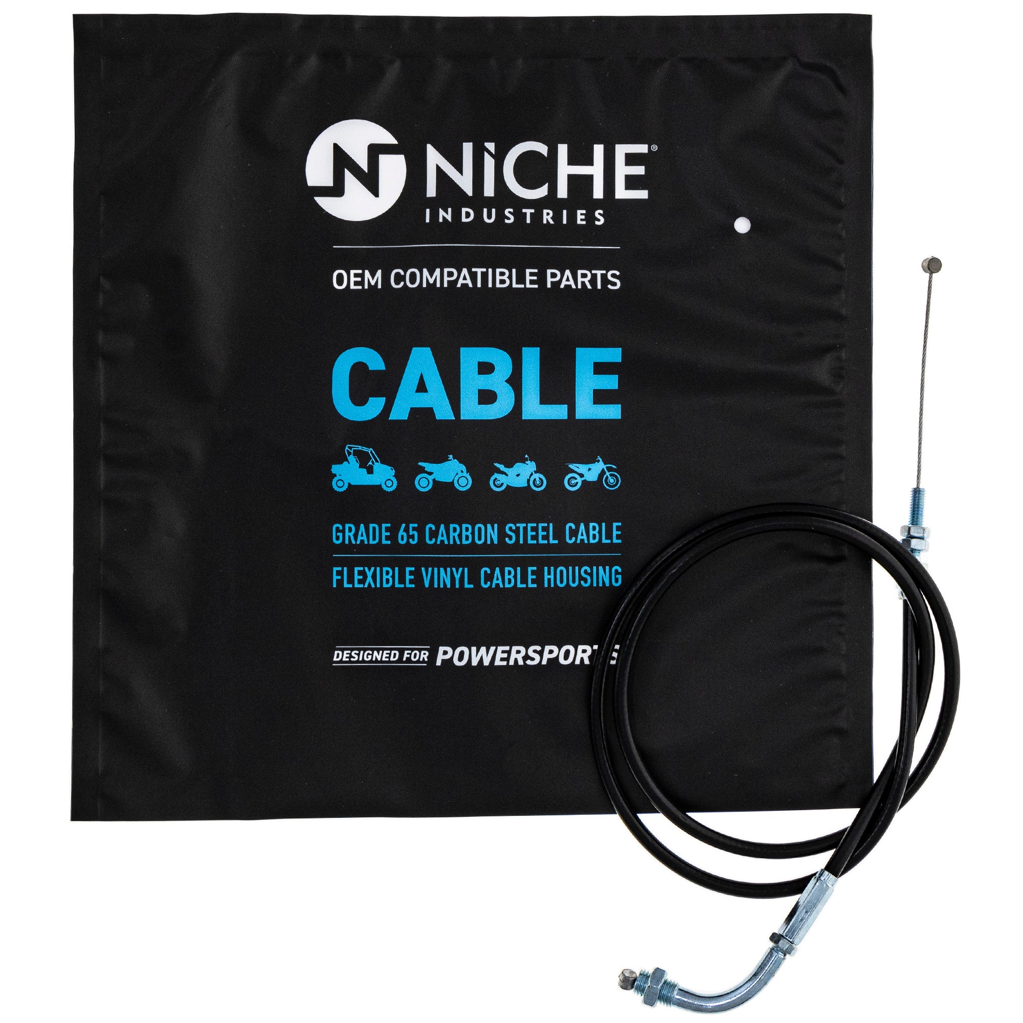 NICHE MK1005886 Throttle Cable Set for zOTHER KZ550