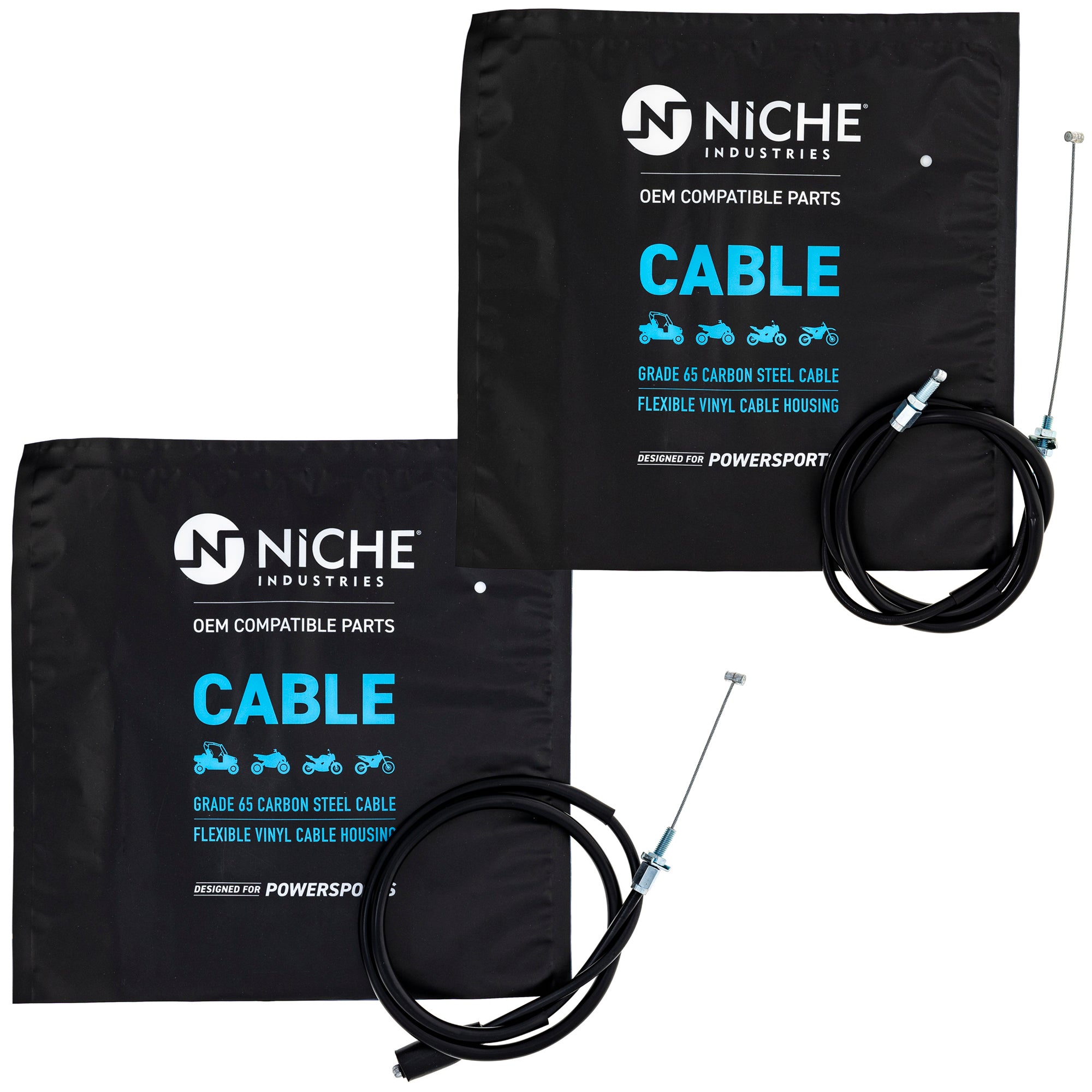 NICHE MK1005917 Throttle Cable Set for zOTHER XR250R XR250L XL250R