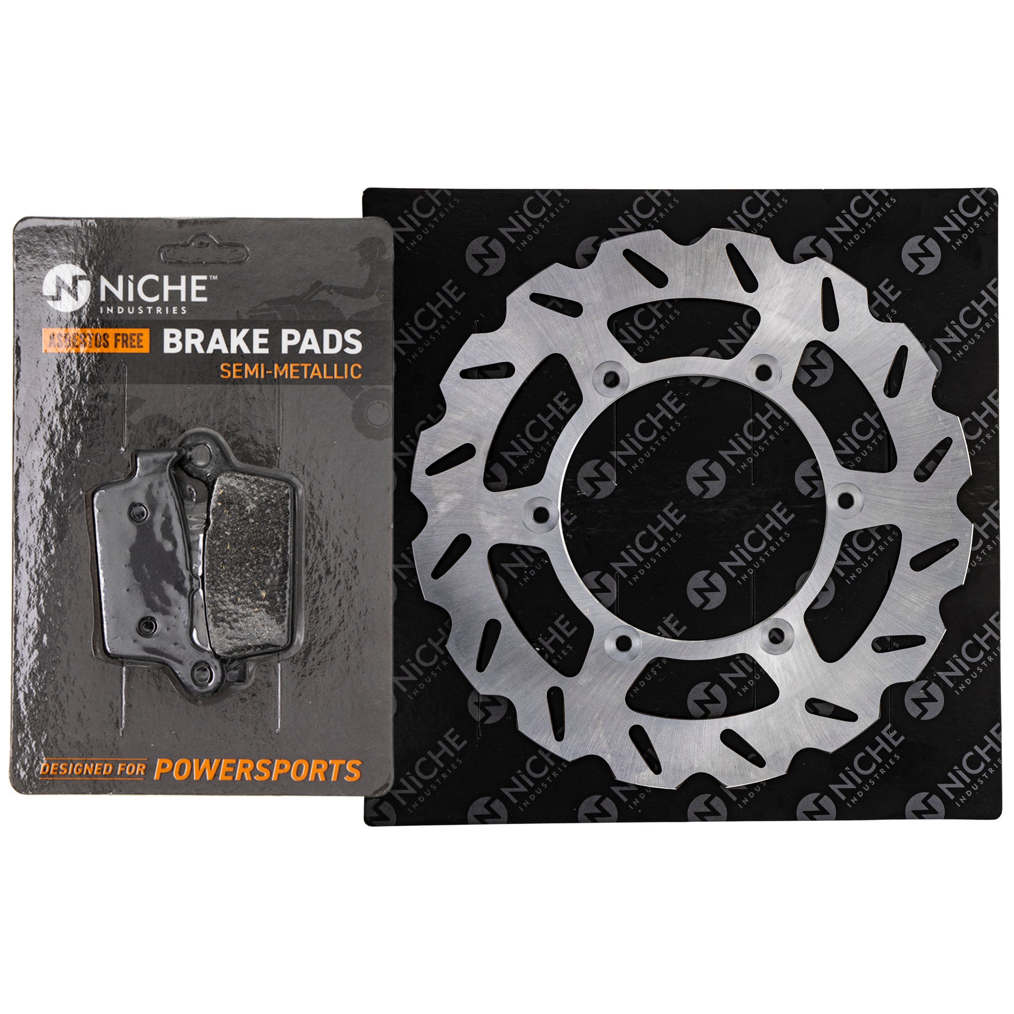 Single Rotor & Brake Pads Set for zOTHER Yamaha Suzuki Kawasaki BRP Can-Am Ski-Doo Sea-Doo NICHE MK1006477