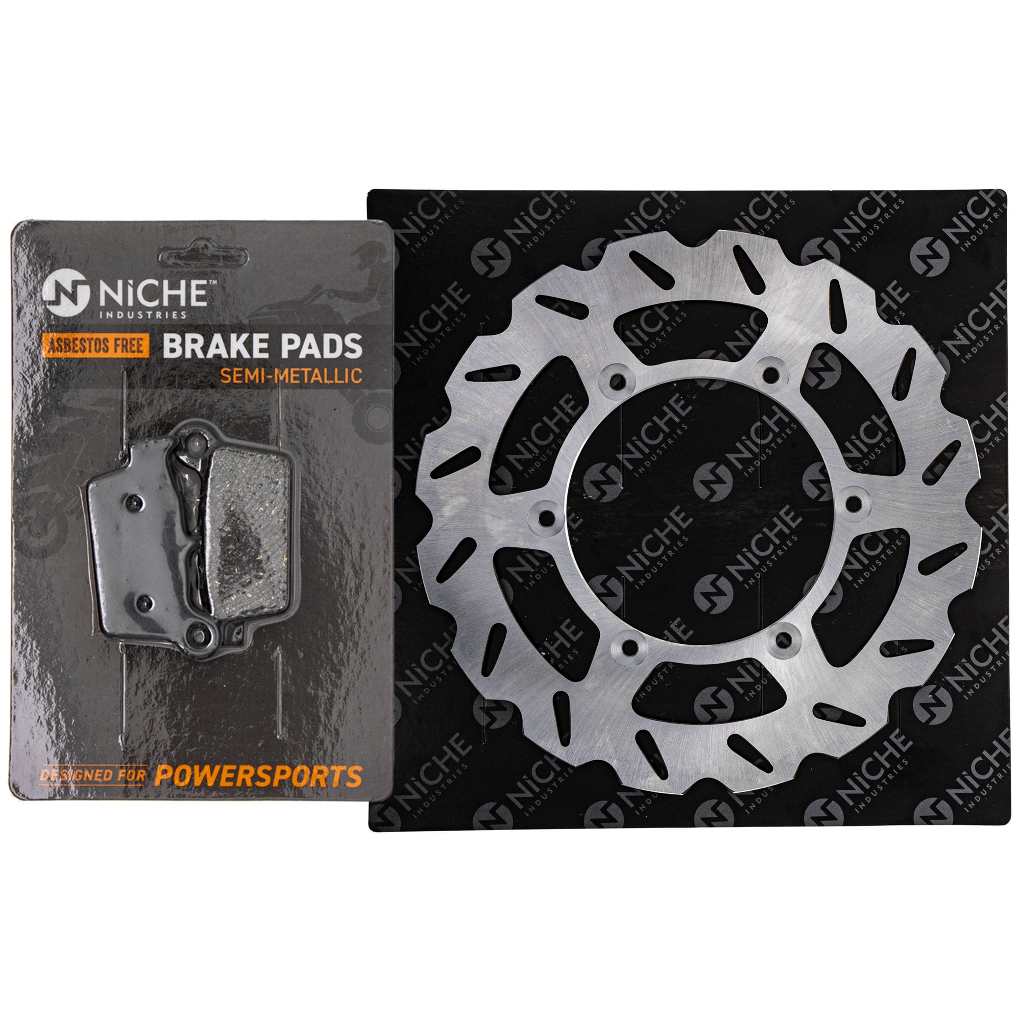 Single Rotor & Brake Pads Set for zOTHER Yamaha Suzuki Kawasaki BRP Can-Am Ski-Doo Sea-Doo NICHE MK1006478