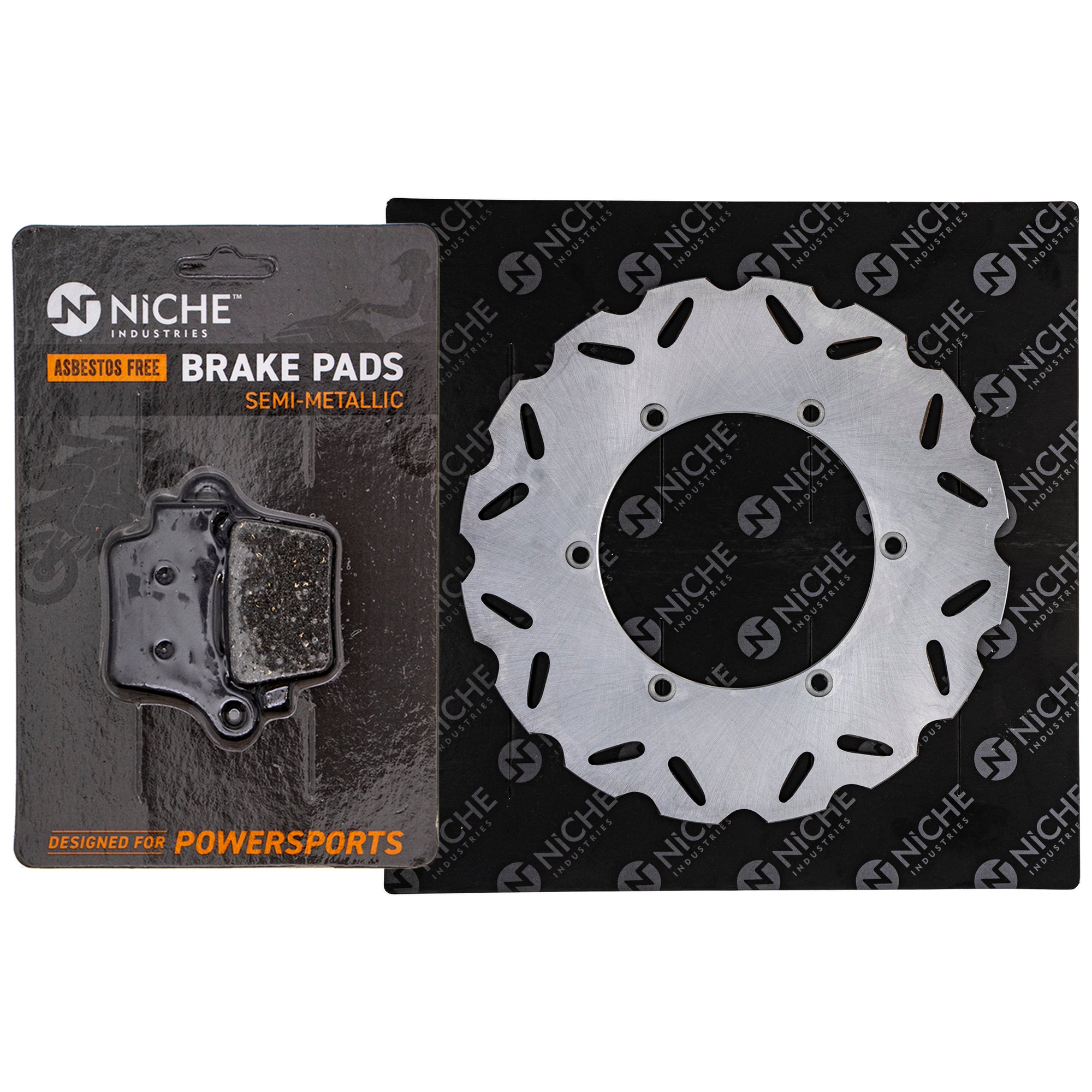 Single Rotor & Brake Pads Set for zOTHER Polaris TX300 TE300 TE250 TE150i 54813090300 NICHE MK1006494