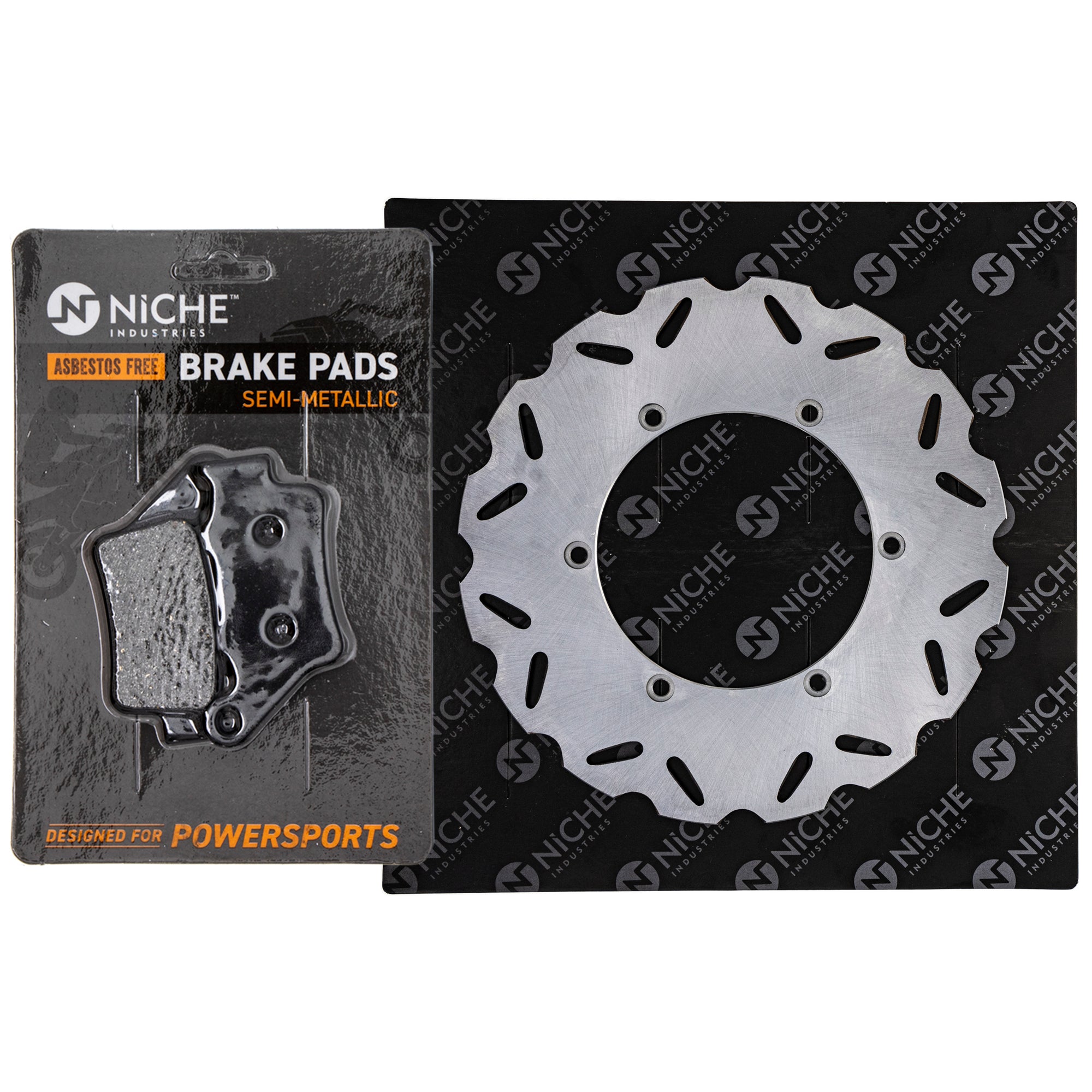 Single Rotor & Brake Pads Set for zOTHER Polaris FS650E FS650C FS450E FS450C 59013090000 NICHE MK1006495