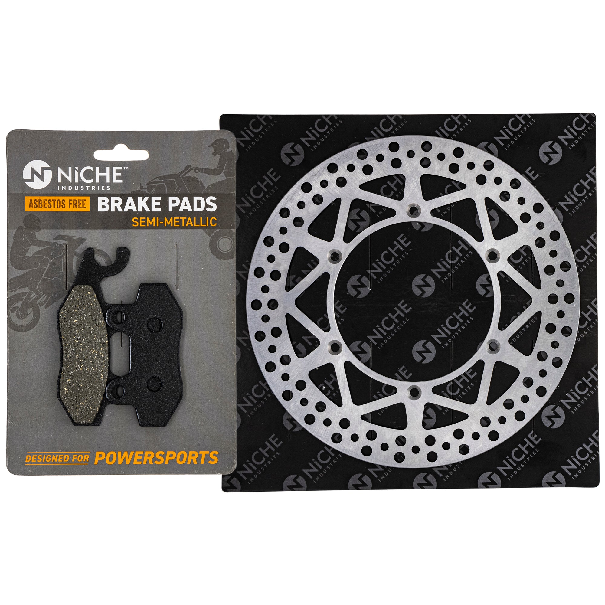 Single Rotor & Brake Pads Set for zOTHER Honda BRP Can-Am Ski-Doo Sea-Doo YZ250 YZ125 NICHE MK1006508