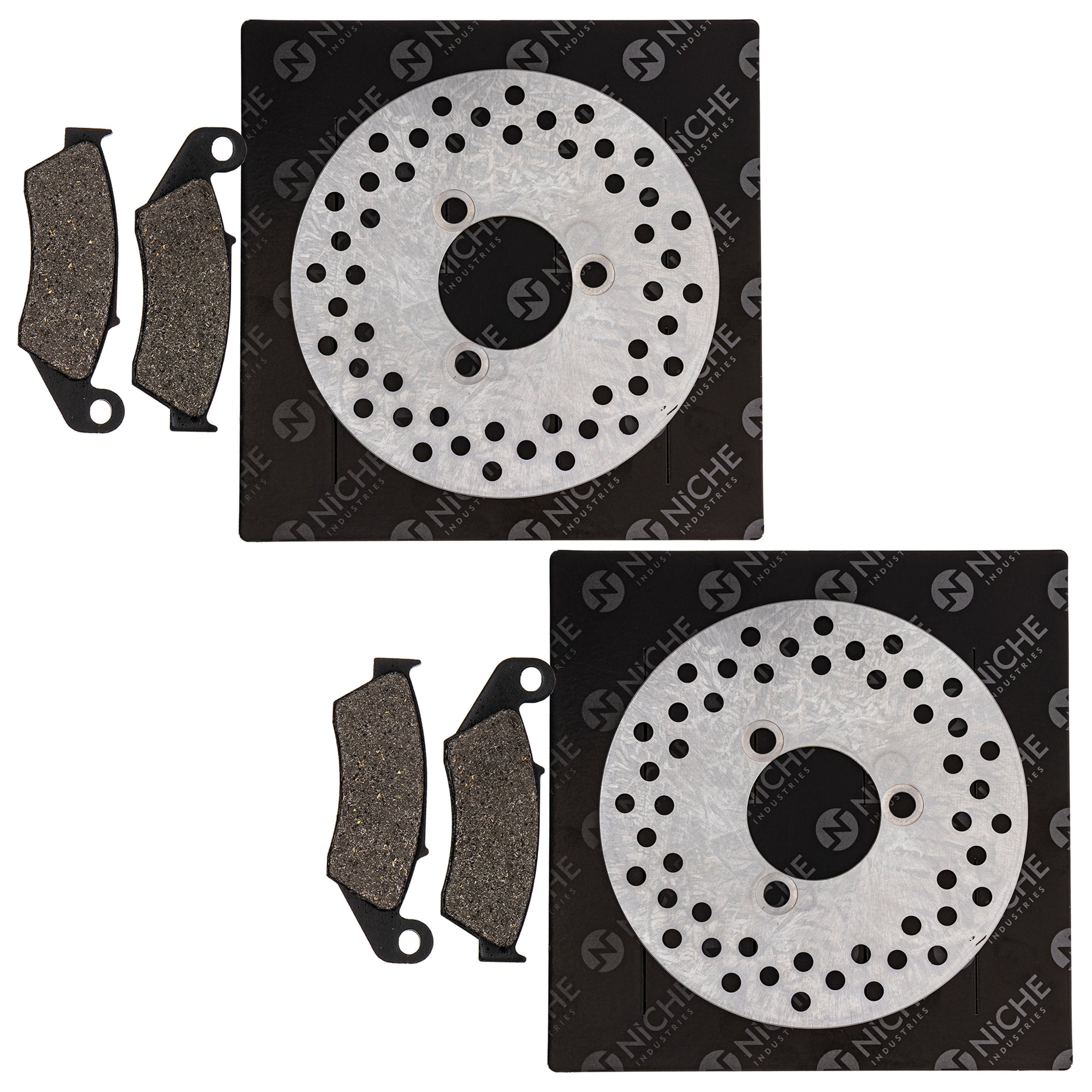 Front Brake Rotors and Pads Kit for zOTHER Kawasaki Honda Harley Davidson TRX700 TRX450 NICHE MK1006514
