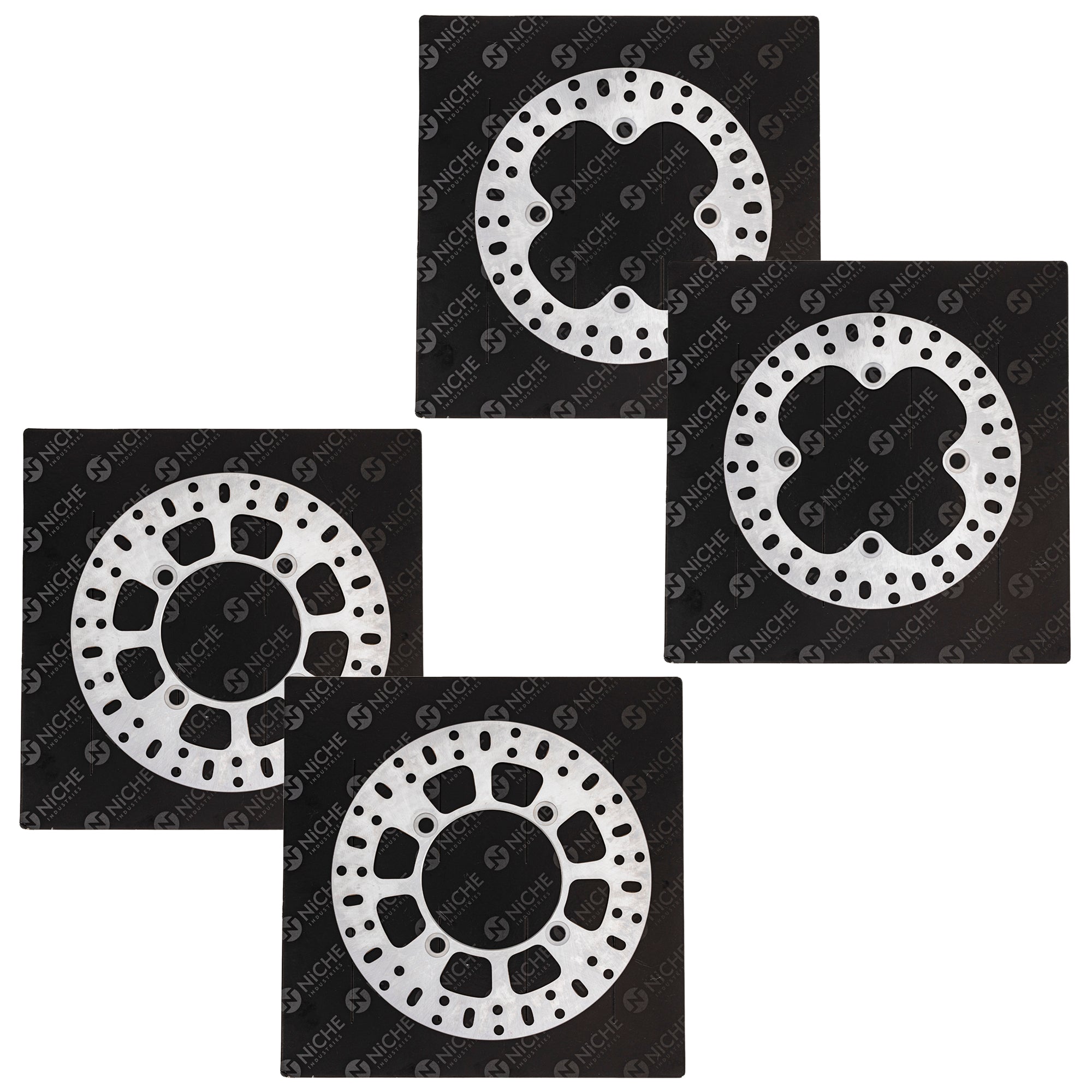 Brake Rotors Set Front/Rear for zOTHER Suzuki Kawasaki Grizzly NICHE MK1006569