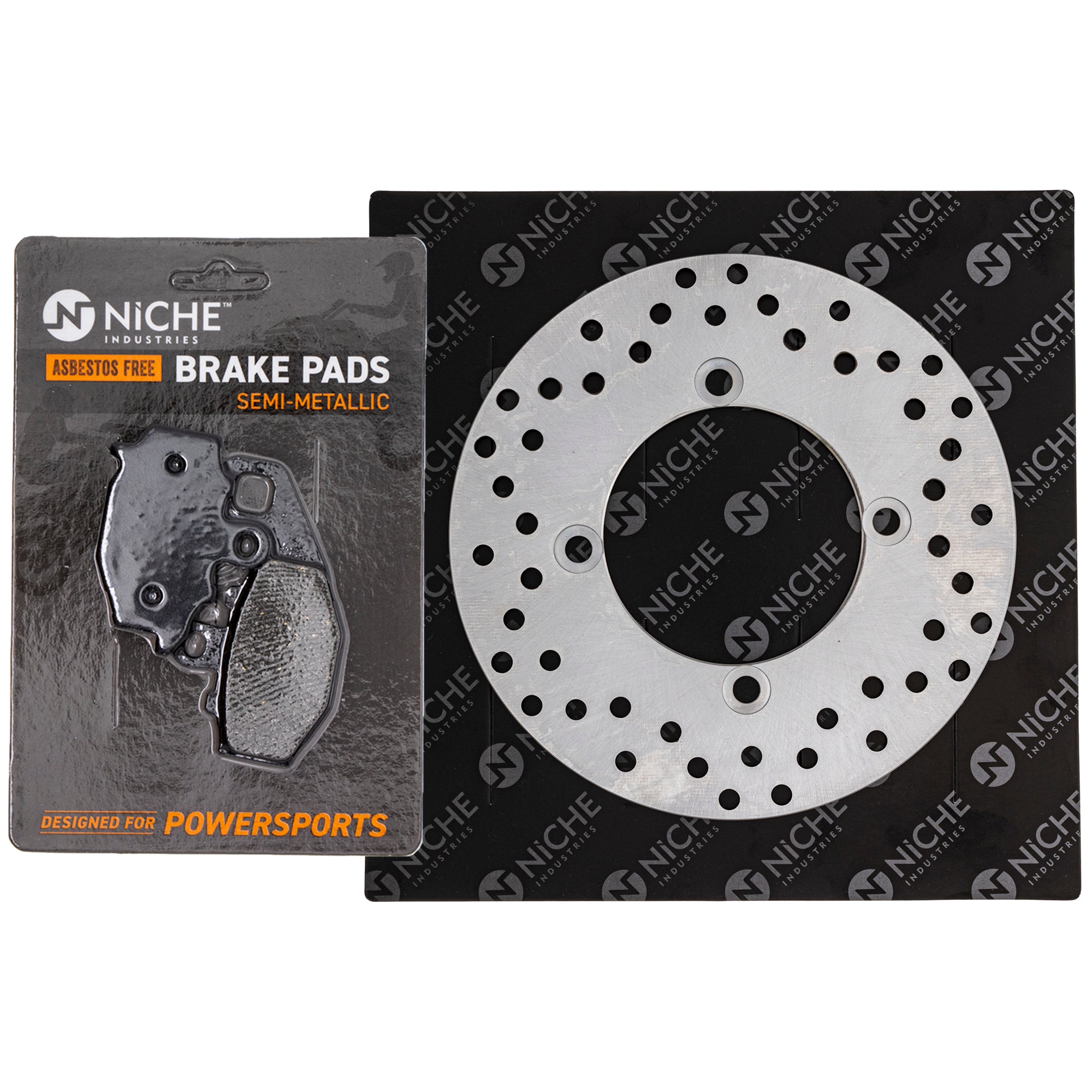 Single Rotor & Brake Pads Set for zOTHER Polaris GEM ZZR600 Z750S Versys Ninja 43082-1213 NICHE MK1006591