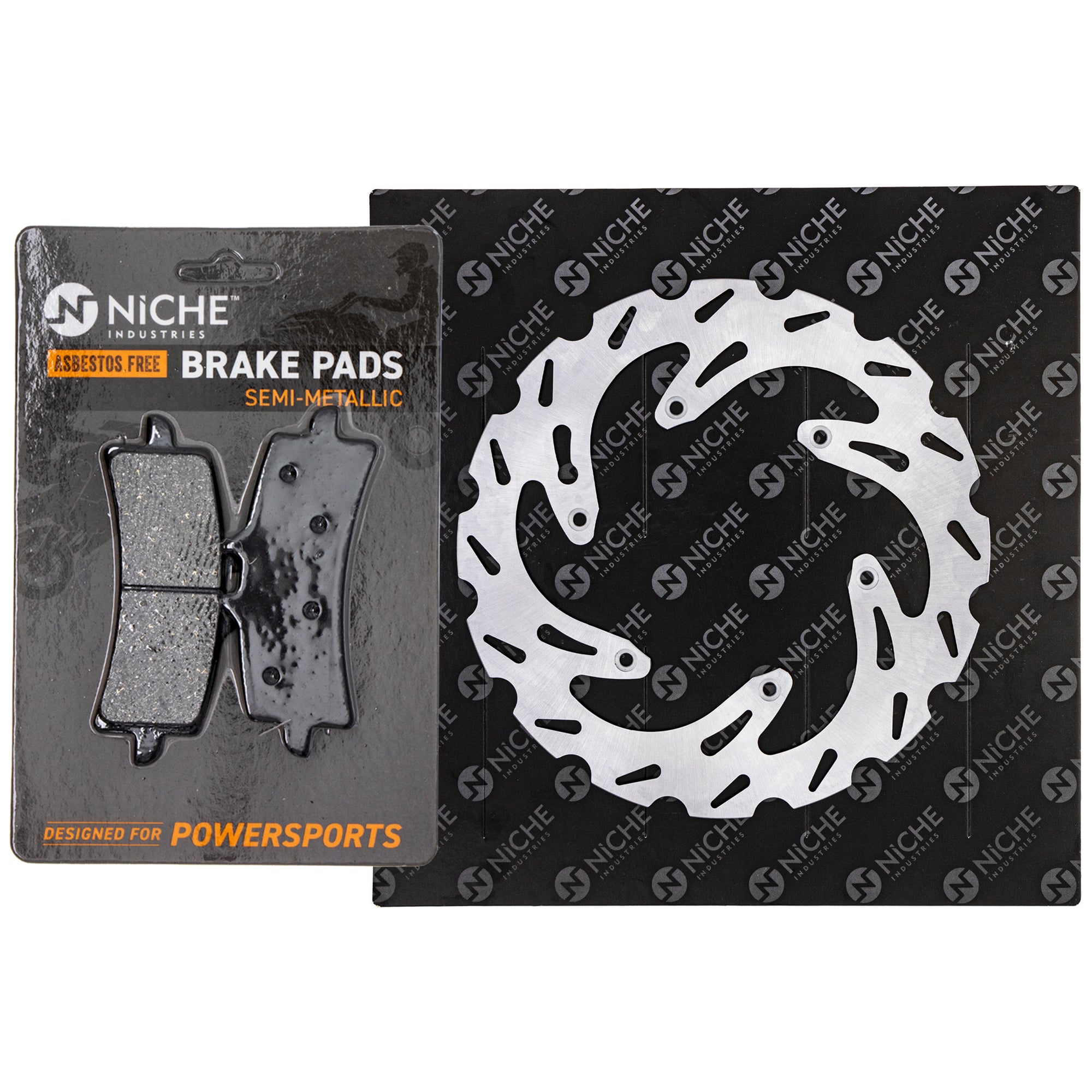 Single Rotor & Brake Pads Set for zOTHER Kawasaki FS450 59100-14850 59100-14830 T2021451 NICHE MK1006593