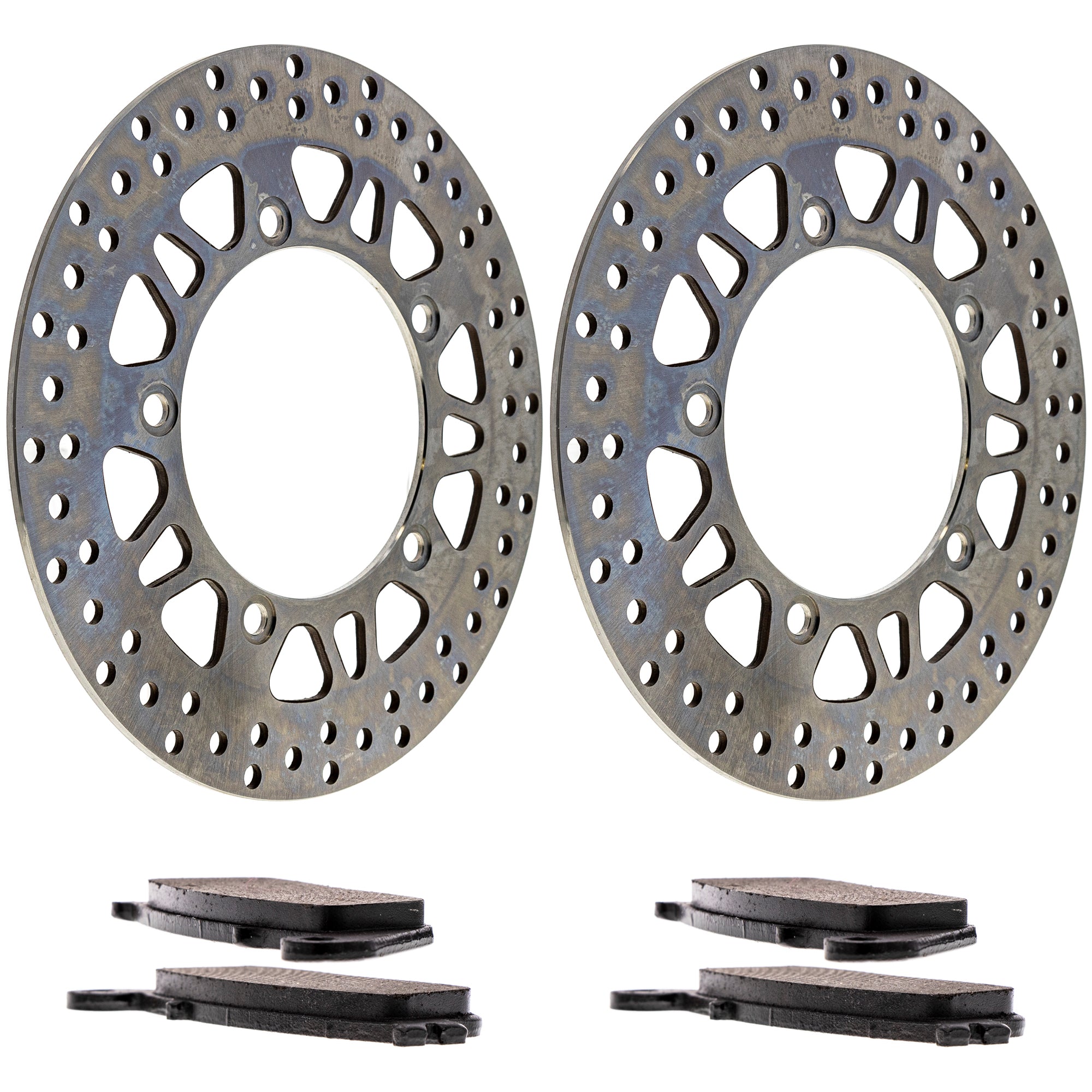 Front Brake Rotors and Pads Kit for zOTHER Suzuki Kawasaki Burgman 69100-10840 59100-21870 NICHE MK1006634