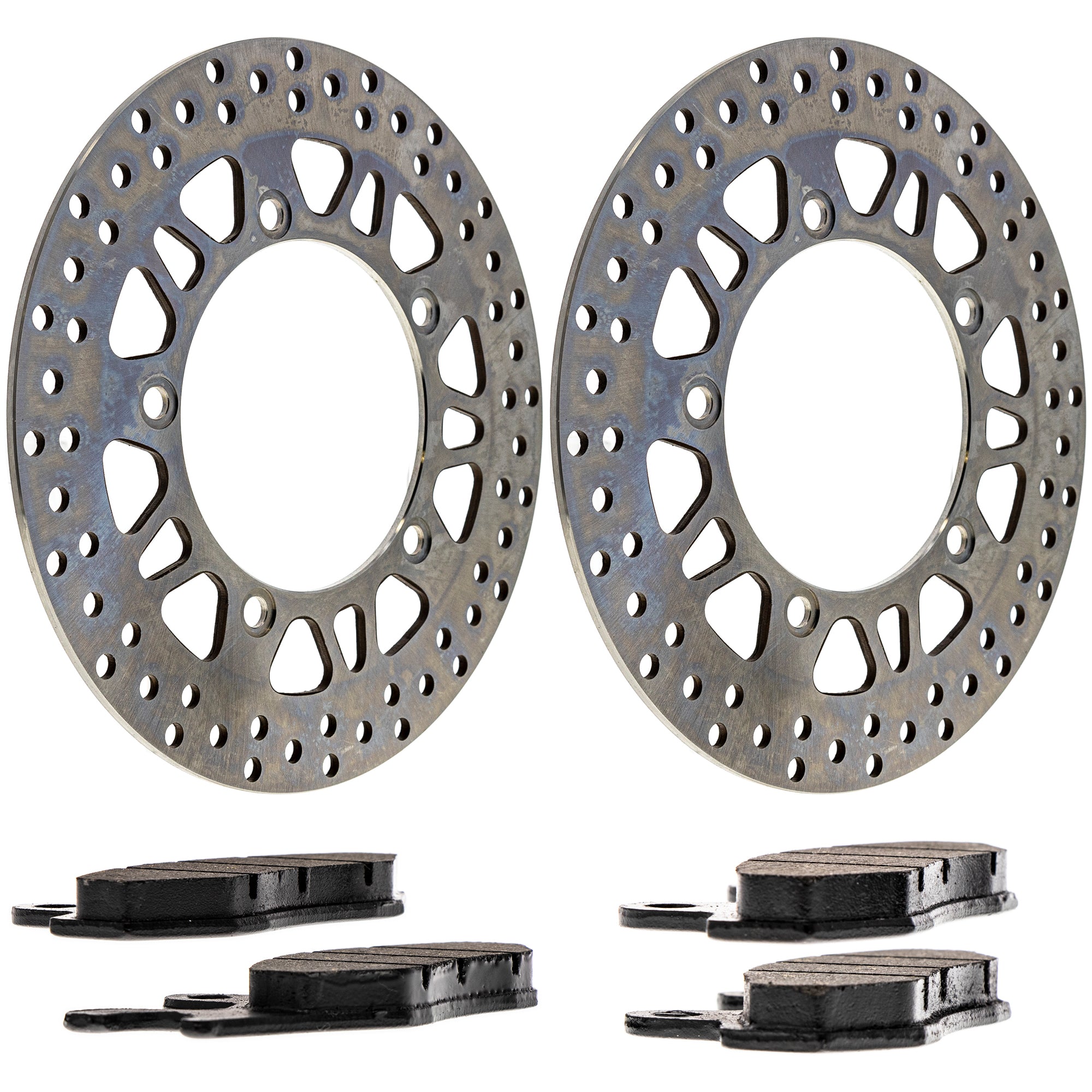 Front Brake Rotors and Pads Kit for zOTHER Suzuki Kawasaki Honda Burgman 43082-0081 NICHE MK1006635