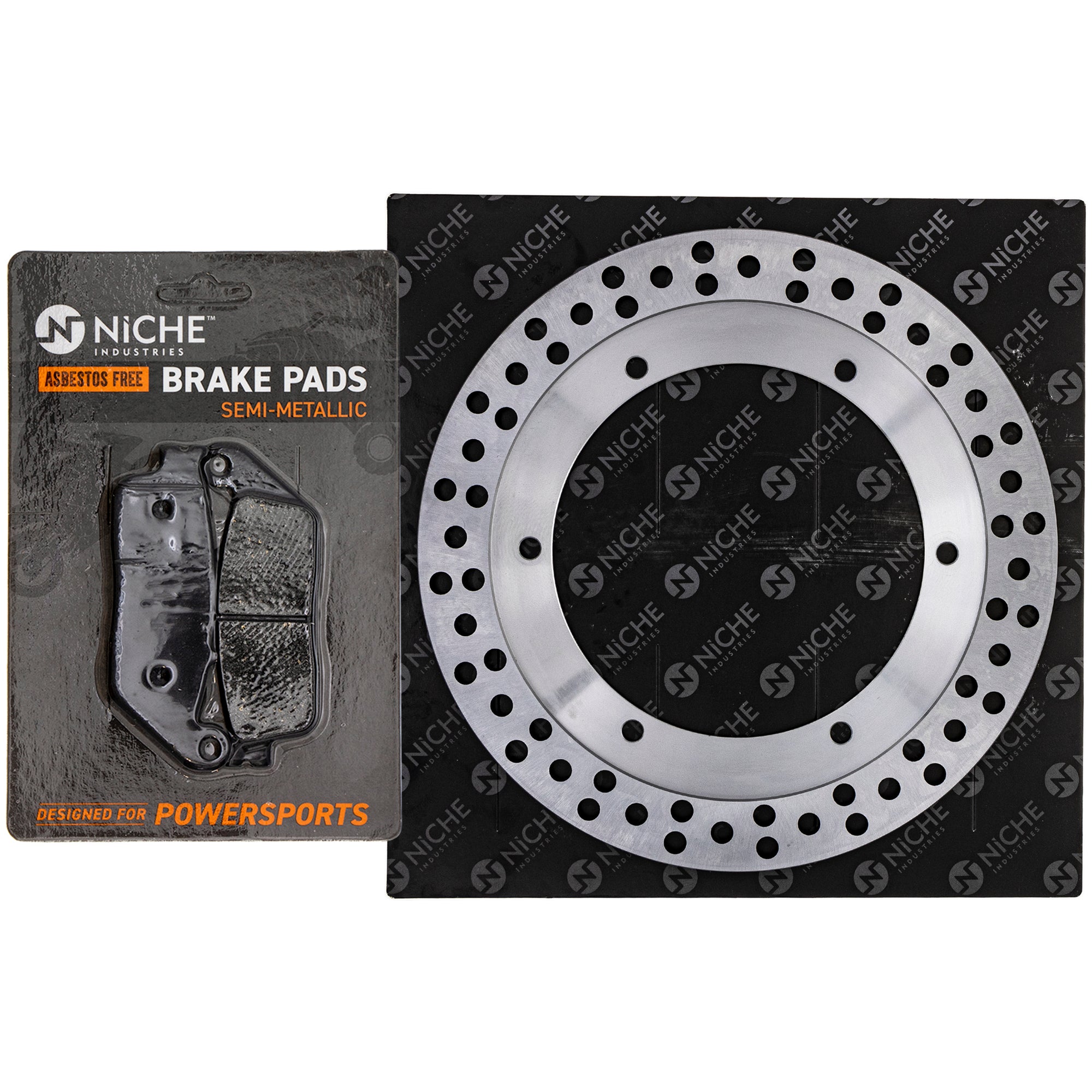 Single Rotor & Brake Pads Set for zOTHER Yamaha Suzuki Polaris Kawasaki Honda Valkyrie NICHE MK1006645