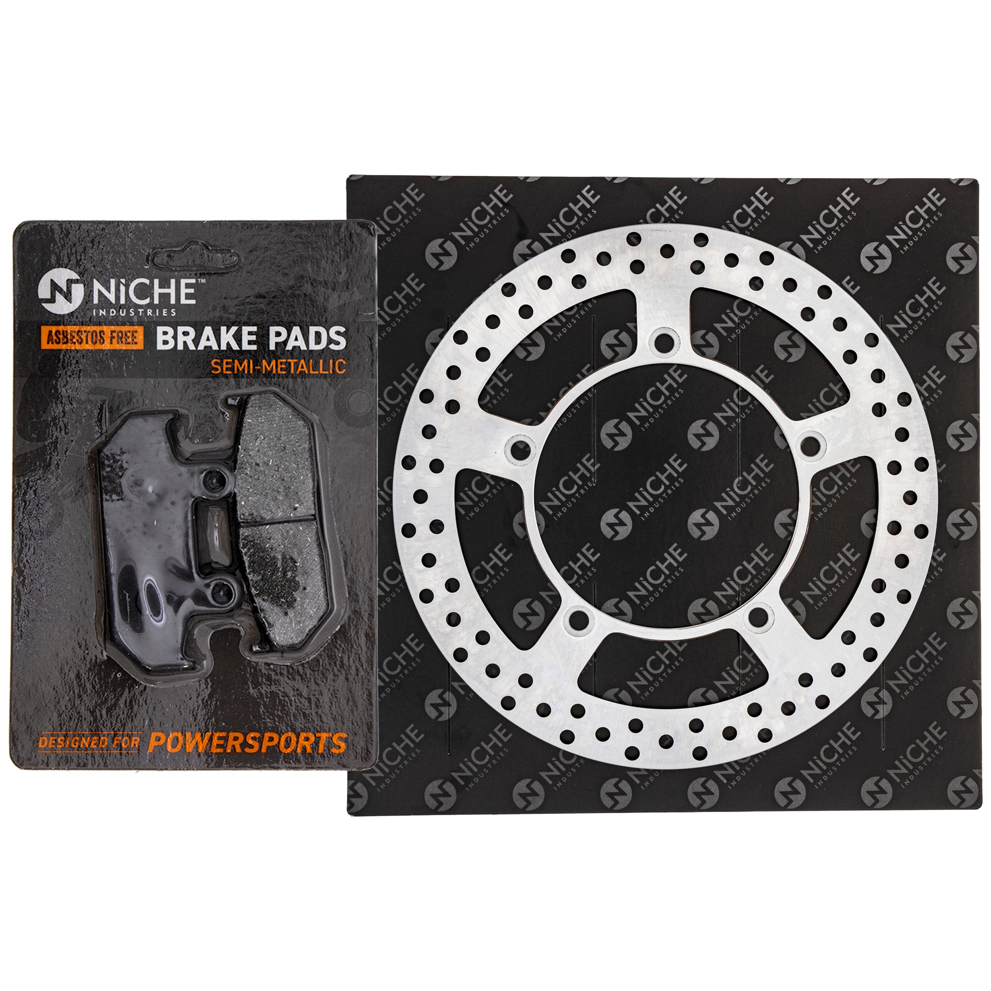 Single Rotor & Brake Pads Set for zOTHER Yamaha Shadow 45106-MT8-305 06455-MT8-405 NICHE MK1006649